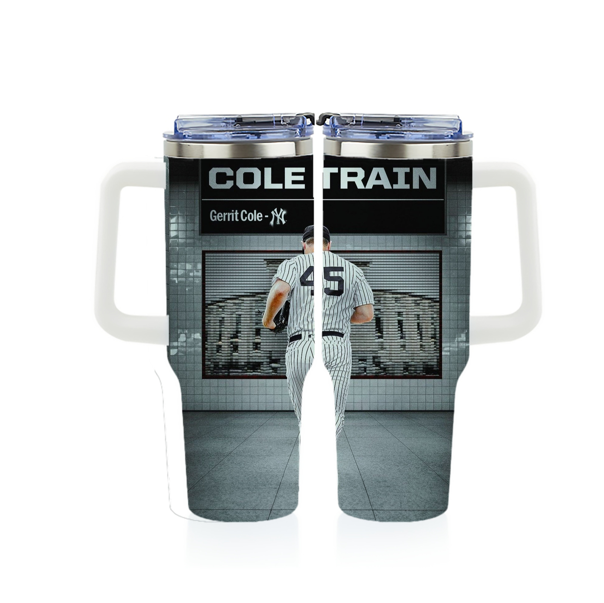 Gerrit Cole 12 40oz Full Wrap Car Tumbler – Durable Stainless Steel Travel Mug With Vibrant UV Print – Double Wall Insulated, Fits Most Car Cup Holders