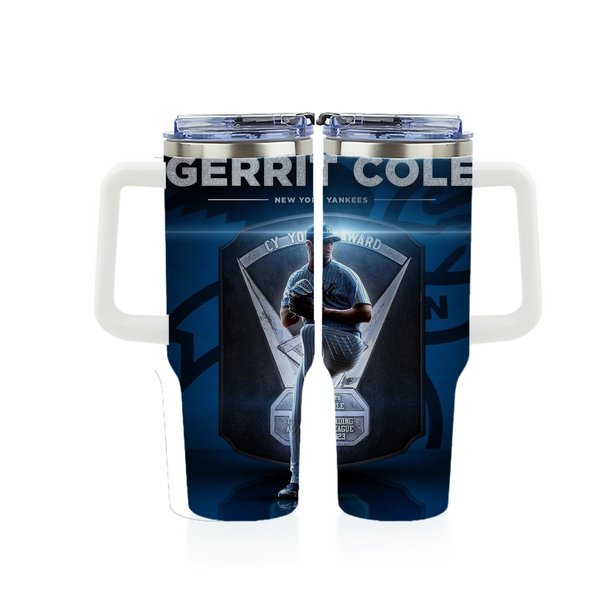Gerrit Cole 15 40oz Full Wrap Car Tumbler – Durable Stainless Steel Travel Mug With Vibrant UV Print – Double Wall Insulated, Fits Most Car Cup Holders
