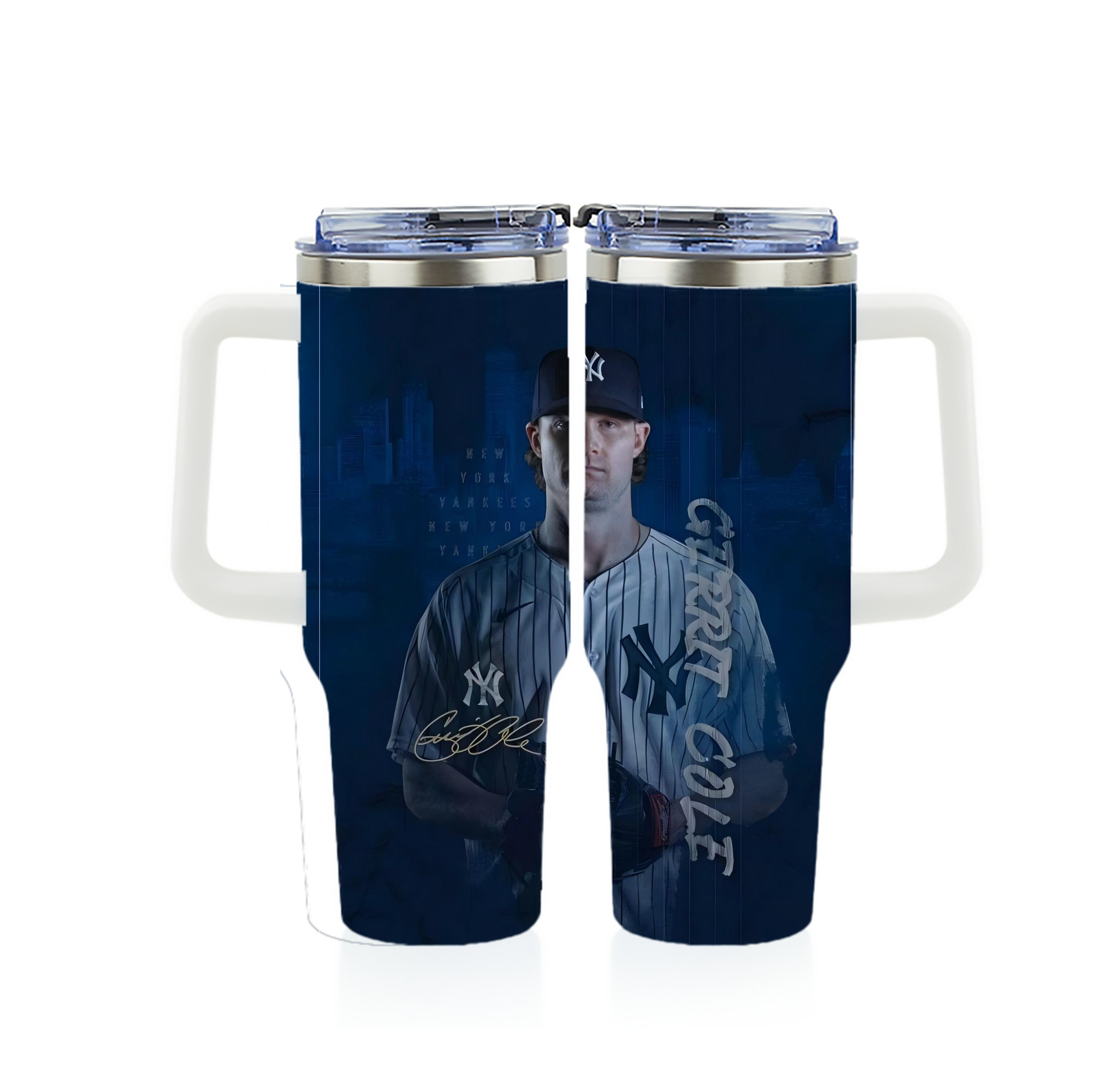 Gerrit Cole 19 40oz Full Wrap Car Tumbler – Durable Stainless Steel Travel Mug With Vibrant UV Print – Double Wall Insulated, Fits Most Car Cup Holders