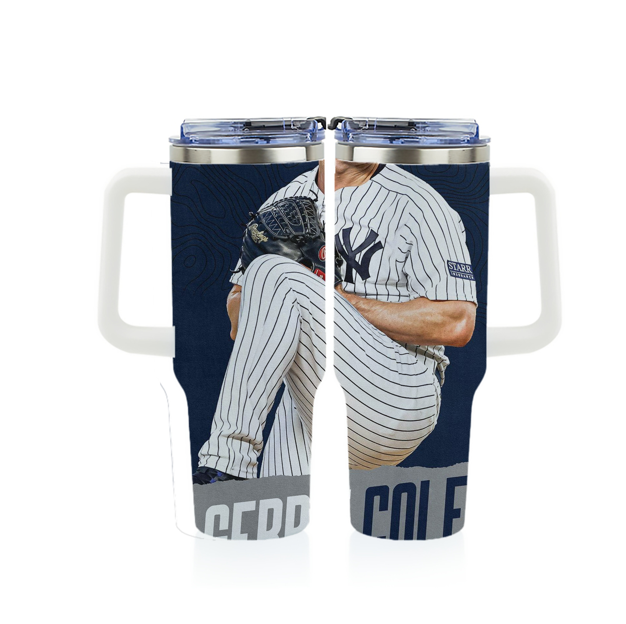 Gerrit Cole 22 40oz Full Wrap Car Tumbler – Durable Stainless Steel Travel Mug With Vibrant UV Print – Double Wall Insulated, Fits Most Car Cup Holders