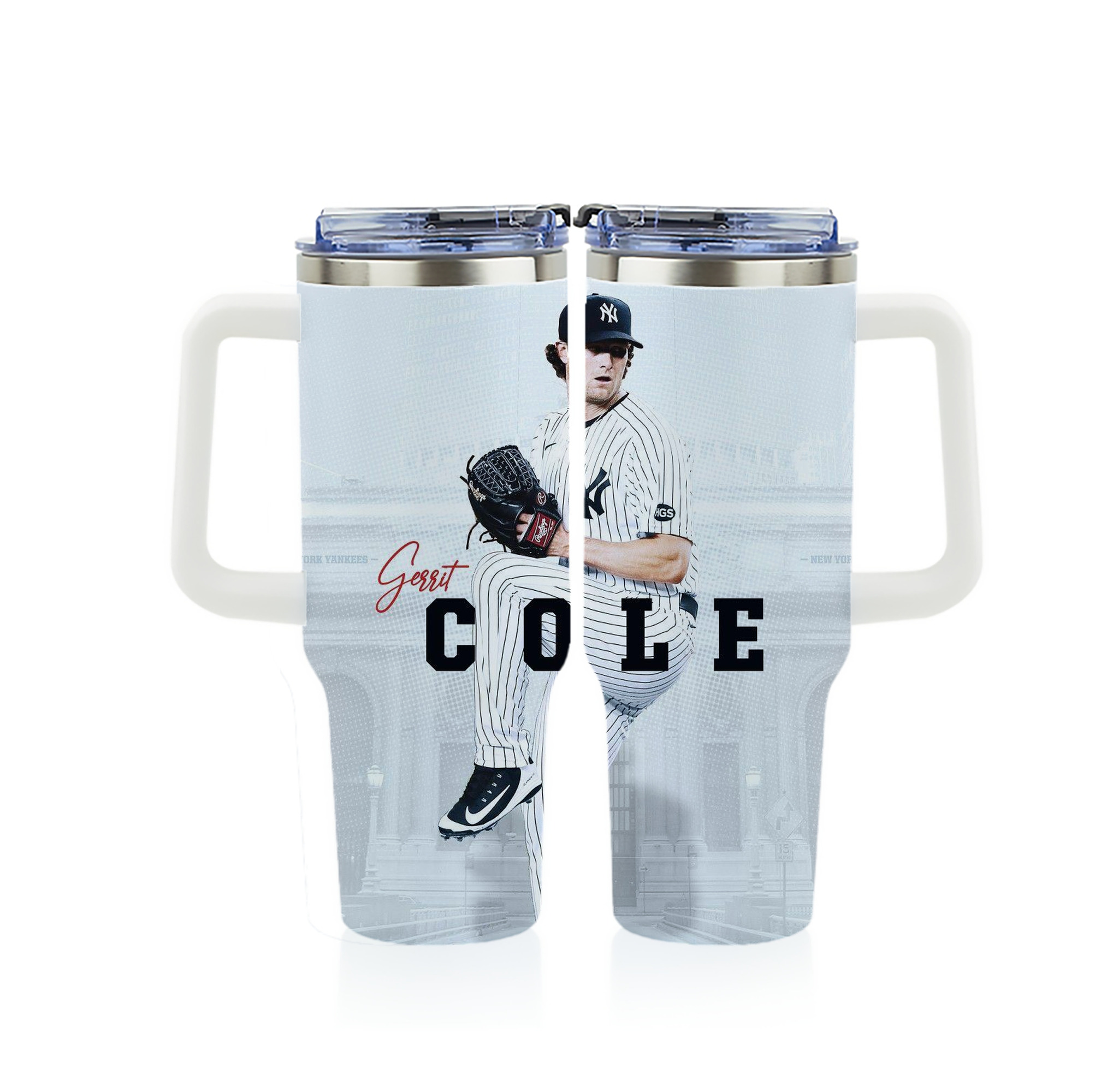 Gerrit Cole 24 40oz Full Wrap Car Tumbler – Durable Stainless Steel Travel Mug With Vibrant UV Print – Double Wall Insulated, Fits Most Car Cup Holders