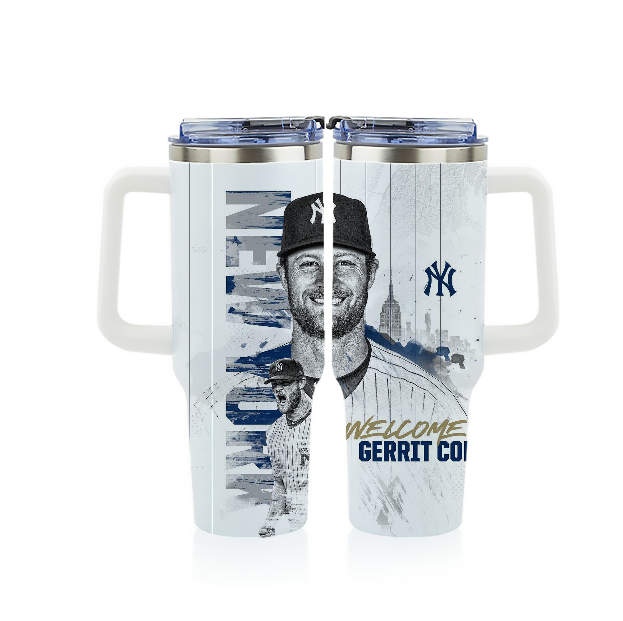 Gerrit Cole 26 40oz Full Wrap Car Tumbler – Durable Stainless Steel Travel Mug With Vibrant UV Print – Double Wall Insulated, Fits Most Car Cup Holders