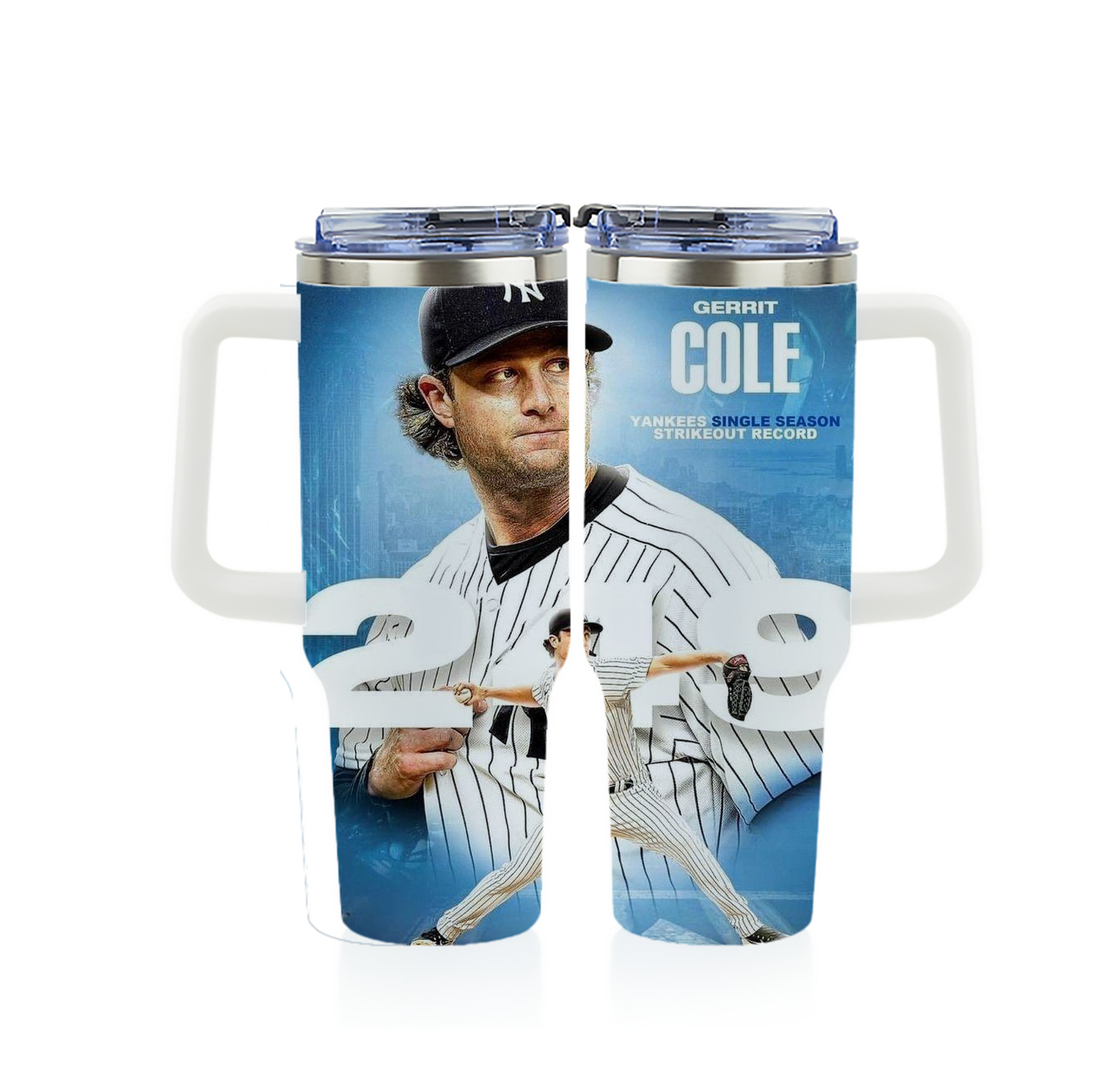 Gerrit Cole 29 40oz Full Wrap Car Tumbler – Durable Stainless Steel Travel Mug With Vibrant UV Print – Double Wall Insulated, Fits Most Car Cup Holders