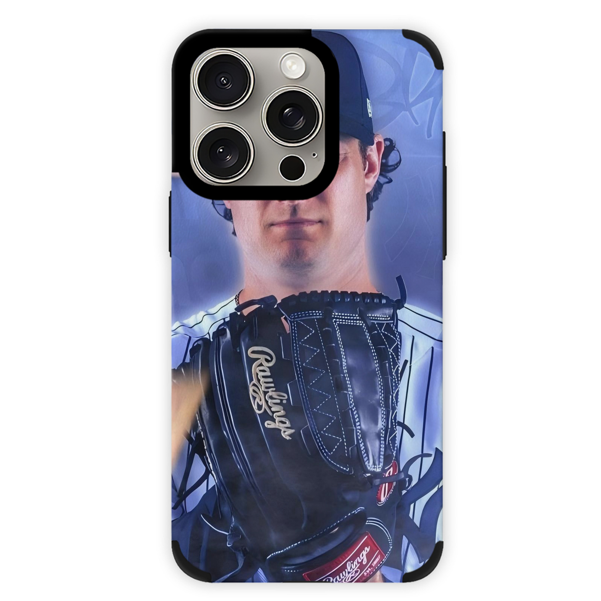 Gerrit Cole 9 IPhone 15 Pro Max PU Leather Case – Soft Lining, 360° Protection – Precise Fit, 3D Buttons, Easy Charging – Anti-Yellowing, Easy To Clean