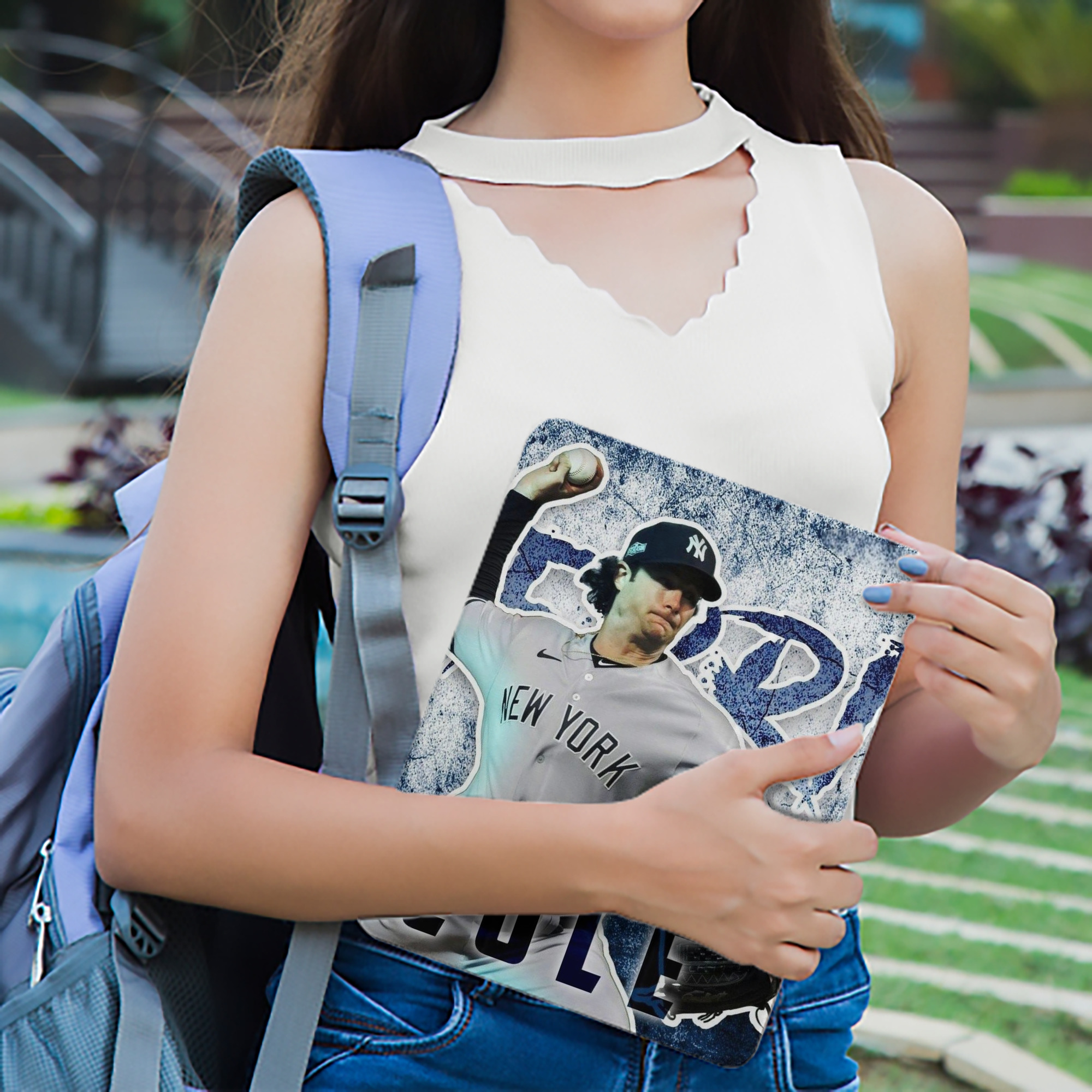 Gerrit Cole 31 Premium Tri-Fold PU Leather & Silicone IPad Case With Pencil Slot – Fits 9.5,10.5,10.9 – Adjustable Stand, Slim, Protective