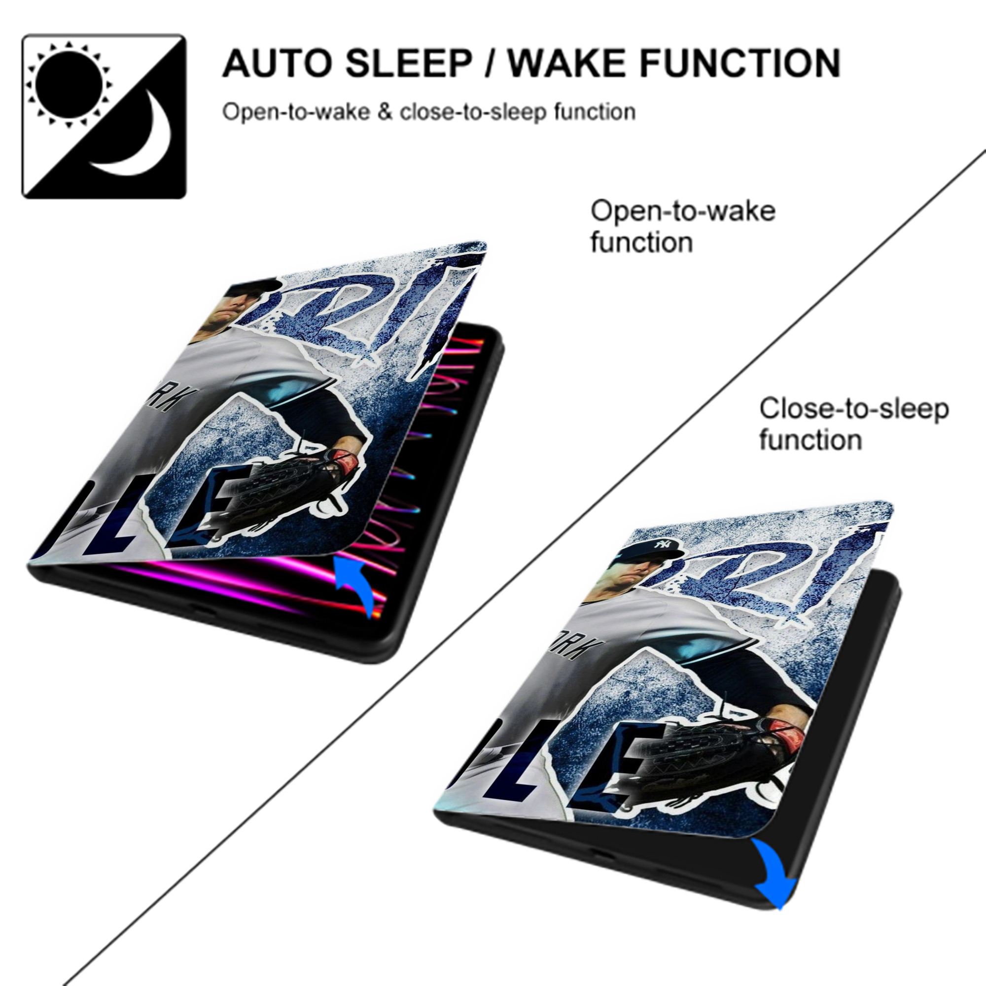 Gerrit Cole 31 IPad Book-Style Case With Pencil Slot – Slim PU & TPU Cover – Full Protection, Precise Fit, Water & Scratch Resistant