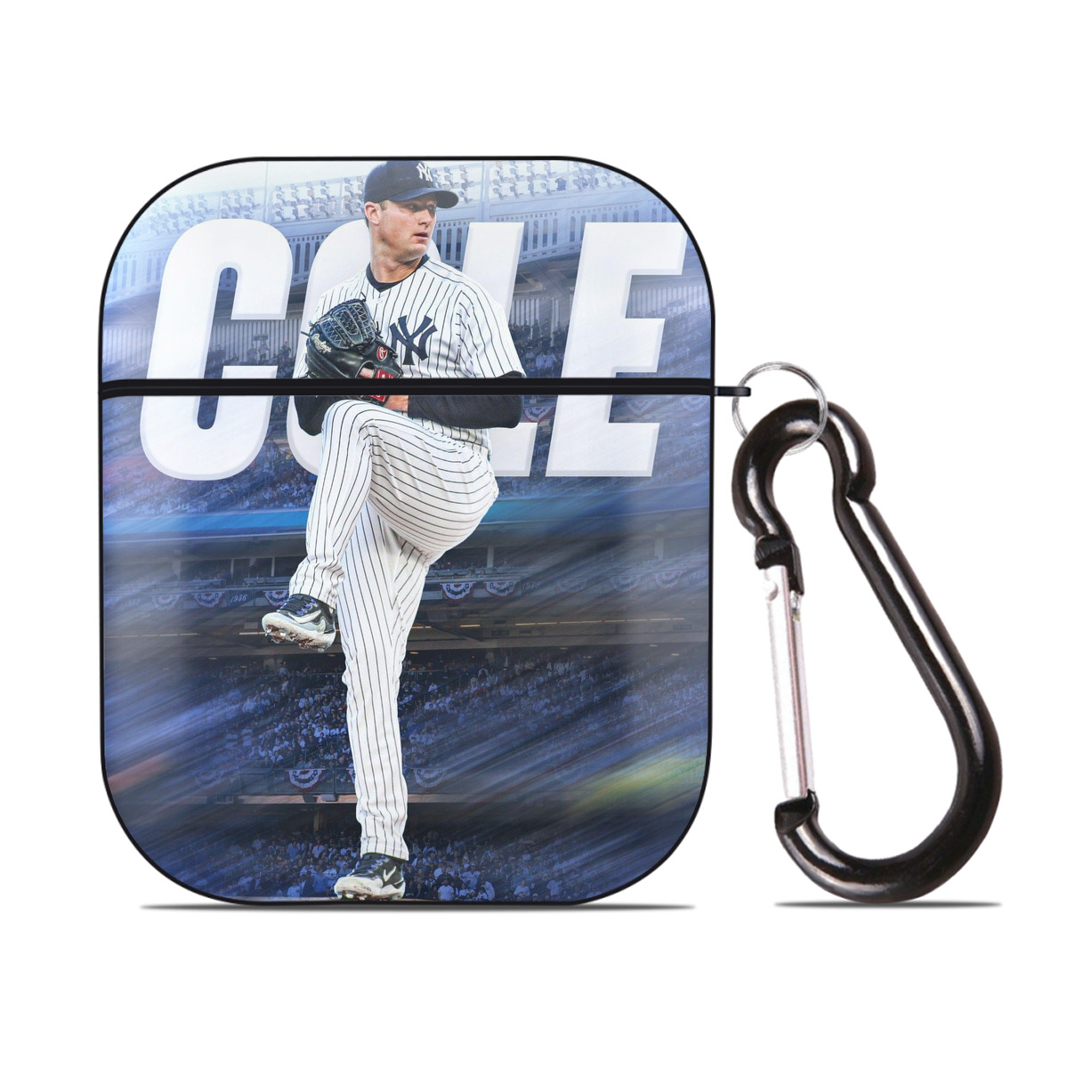 Gerrit Cole 13 AirPods 2 Case Hard Shell Black, Flexible PC Material, Precise Cutouts, Full Protection, Anti-Fingerprint, Washable, Includes Keychain – Durable & Slim Design