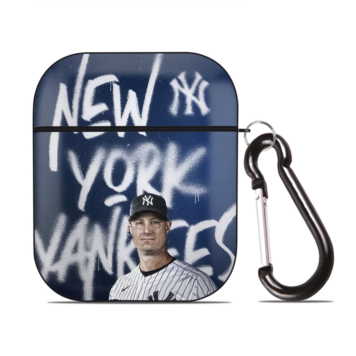 Gerrit Cole 18 AirPods 2 Case Hard Shell Black, Flexible PC Material, Precise Cutouts, Full Protection, Anti-Fingerprint, Washable, Includes Keychain – Durable & Slim Design