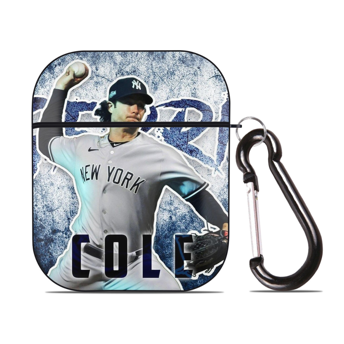 Gerrit Cole 31 AirPods 2 Case Hard Shell Black, Flexible PC Material, Precise Cutouts, Full Protection, Anti-Fingerprint, Washable, Includes Keychain – Durable & Slim Design