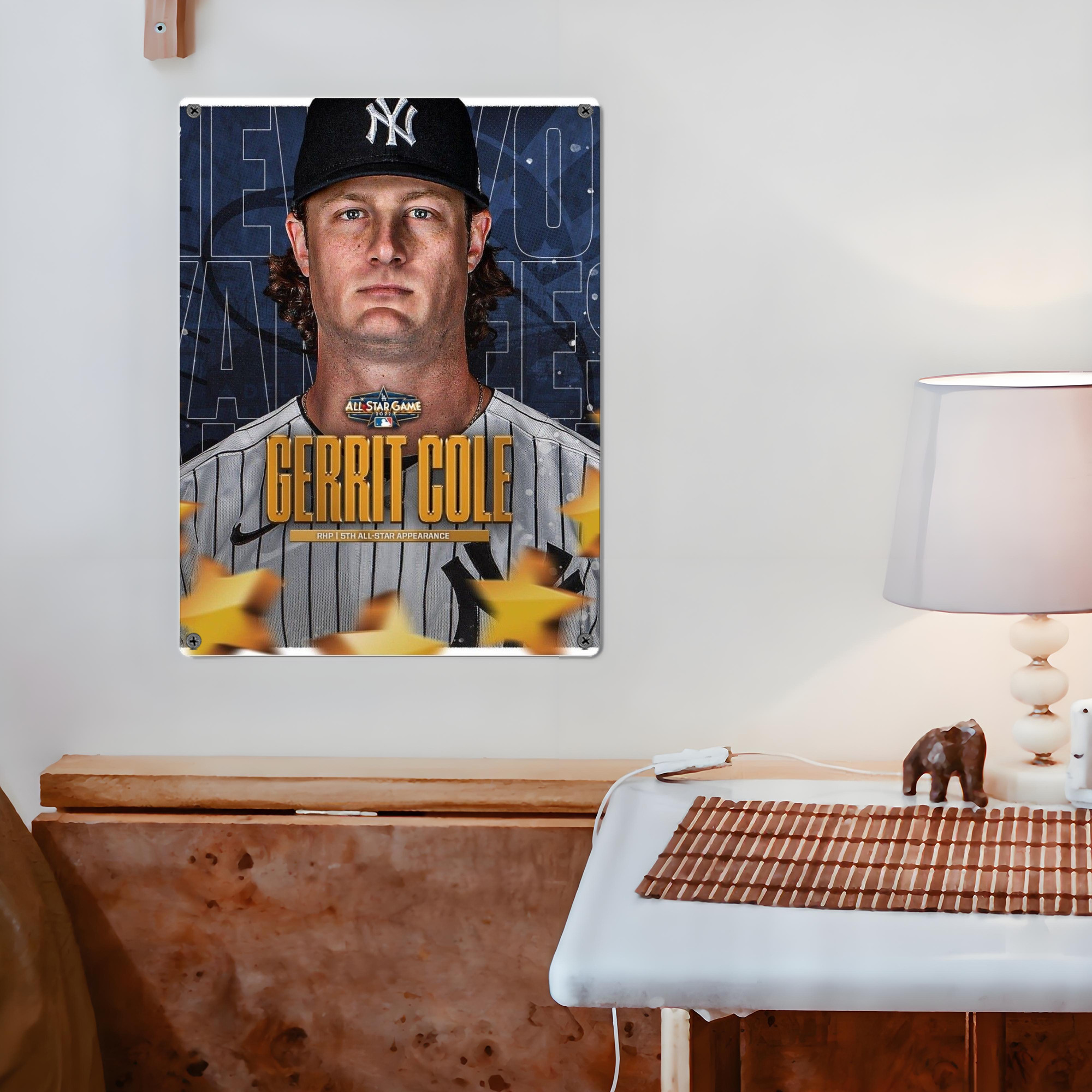 Gerrit Cole 5 Vintage Metal Tin Sign 12x16inch – Retro Wall Art Decor For Home, Bar, Kitchen, Bedroom, Office – Durable Iron Sheet Poster, Easy To Hang, Full-Color Printing