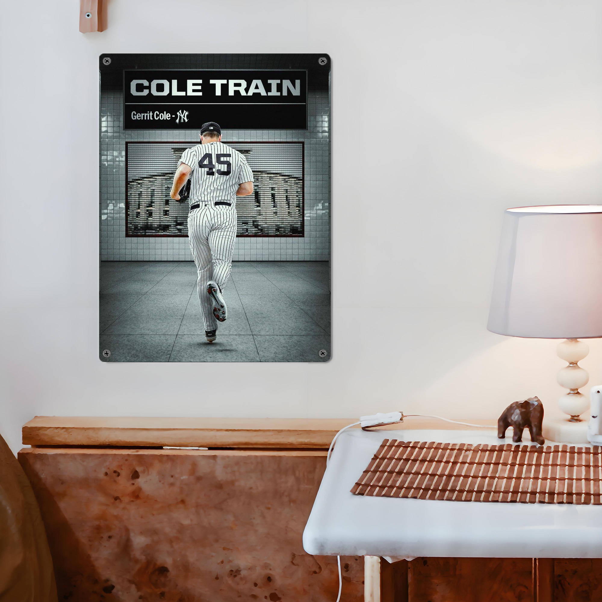Gerrit Cole 12 Vintage Metal Tin Sign 12x16inch – Retro Wall Art Decor For Home, Bar, Kitchen, Bedroom, Office – Durable Iron Sheet Poster, Easy To Hang, Full-Color Printing
