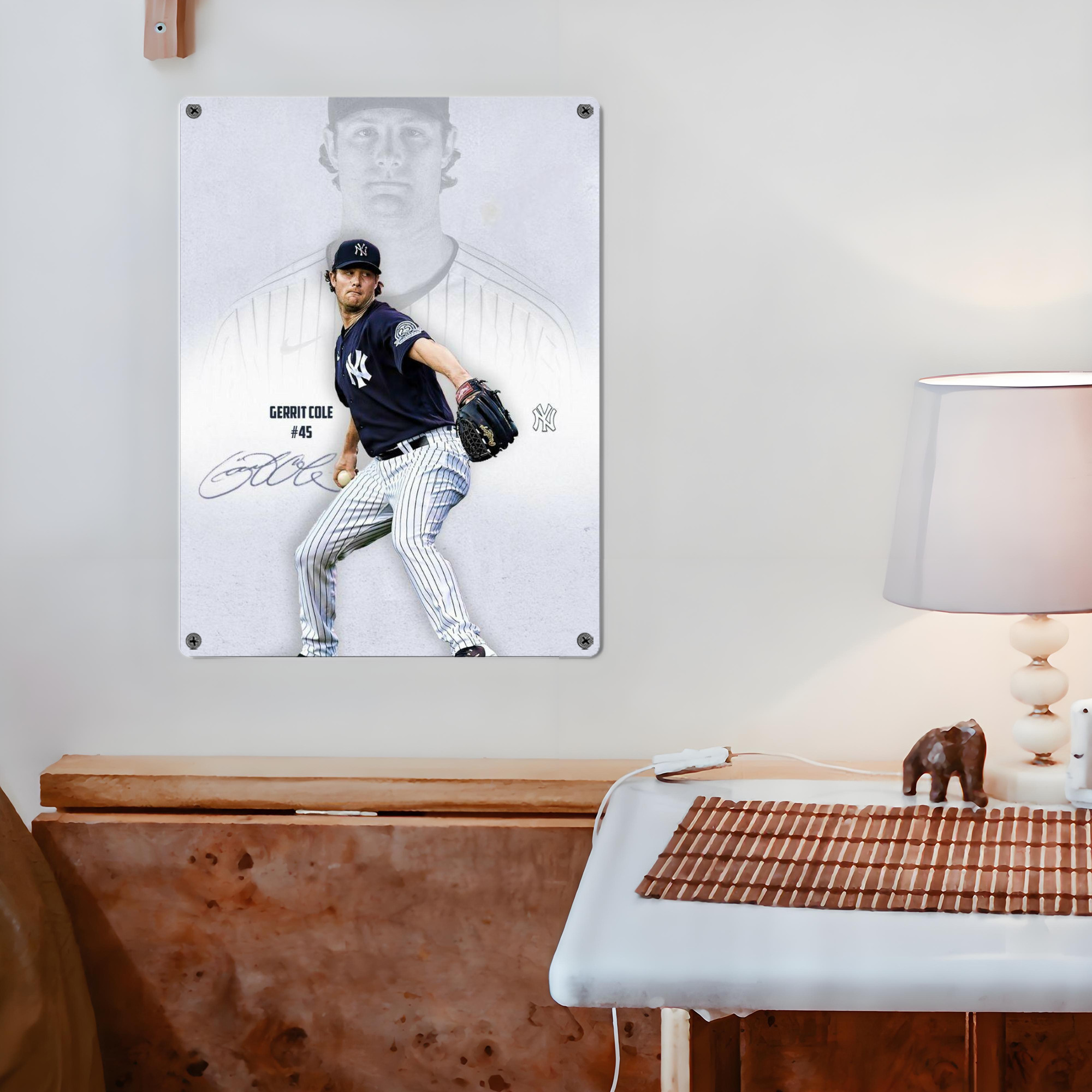 Gerrit Cole 17 Vintage Metal Tin Sign 12x16inch – Retro Wall Art Decor For Home, Bar, Kitchen, Bedroom, Office – Durable Iron Sheet Poster, Easy To Hang, Full-Color Printing