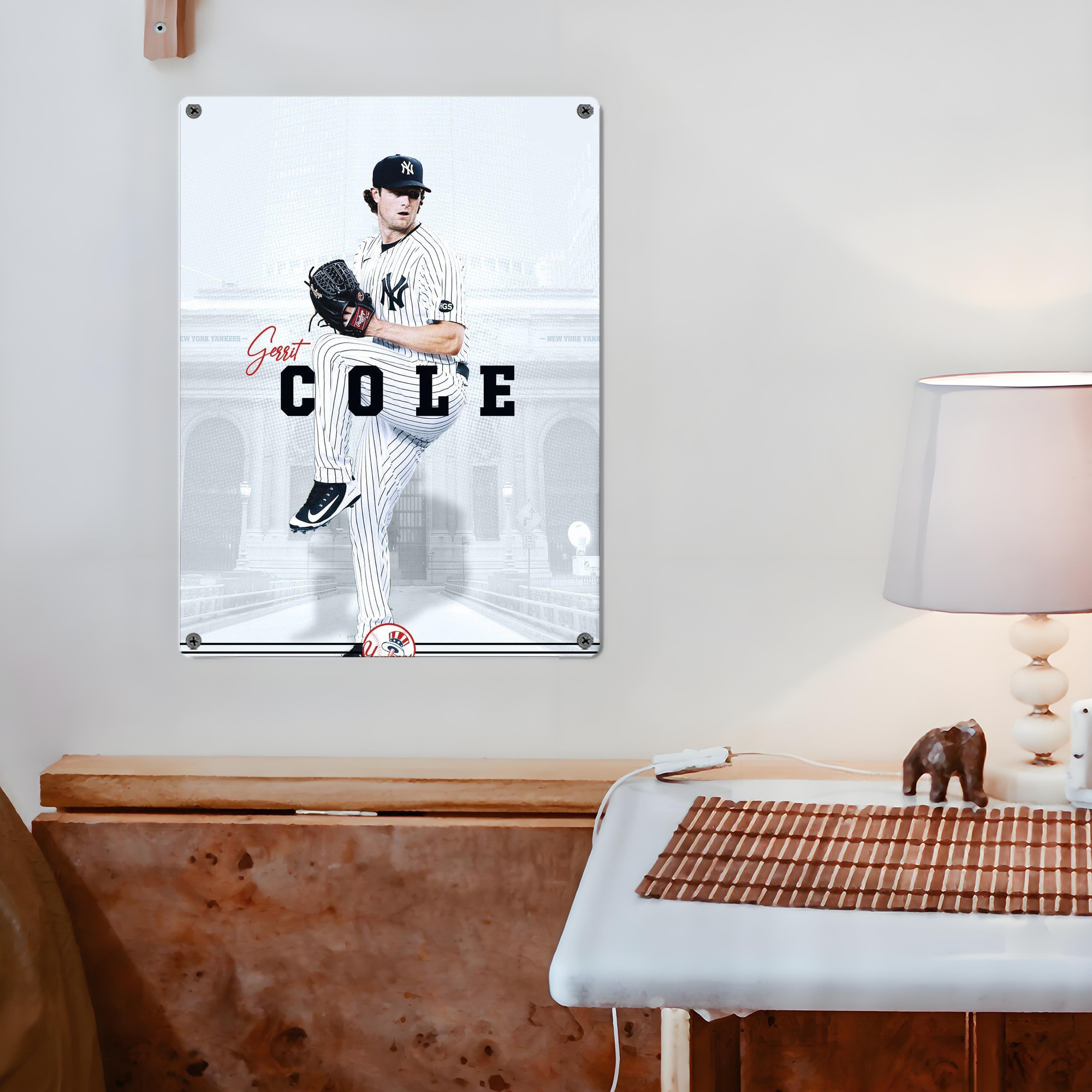 Gerrit Cole 24 Vintage Metal Tin Sign 12x16inch – Retro Wall Art Decor For Home, Bar, Kitchen, Bedroom, Office – Durable Iron Sheet Poster, Easy To Hang, Full-Color Printing