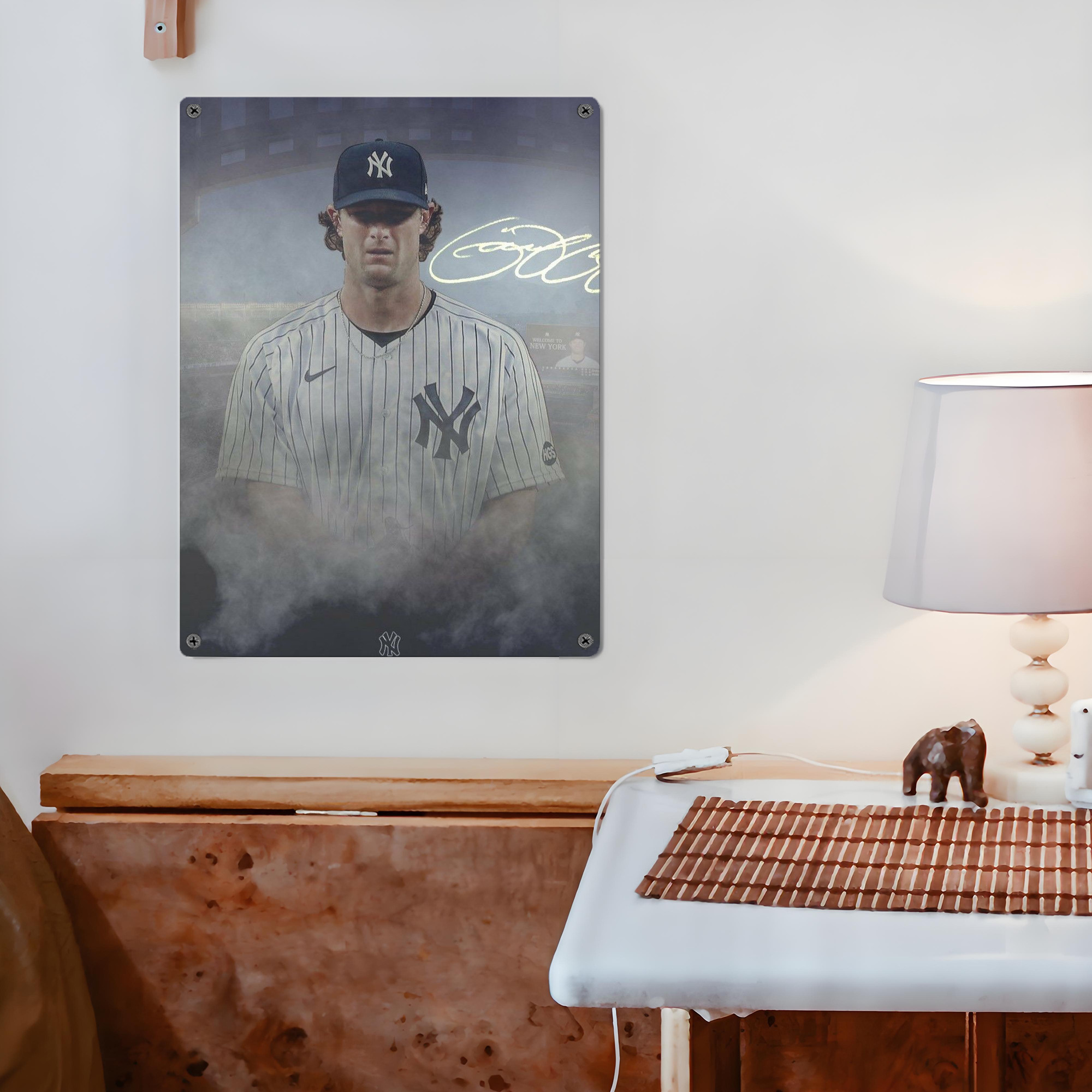 Gerrit Cole 27 Vintage Metal Tin Sign 12x16inch – Retro Wall Art Decor For Home, Bar, Kitchen, Bedroom, Office – Durable Iron Sheet Poster, Easy To Hang, Full-Color Printing