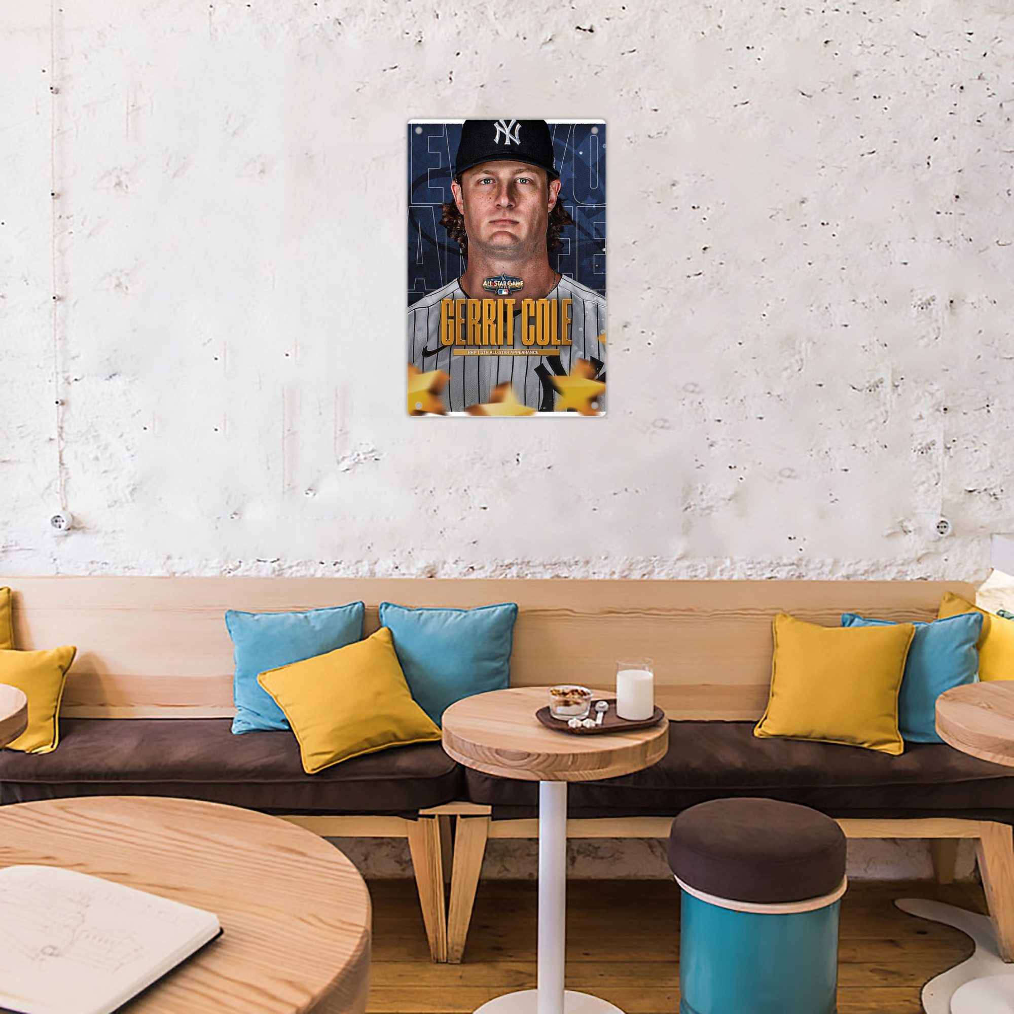 Gerrit Cole 5 8x12inch Vertical Aluminum Sign - Durable Fade-Resistant Indoor/Outdoor Safety & Information Plaque For Office, Hotel, Restaurant, Bar, Public Spaces