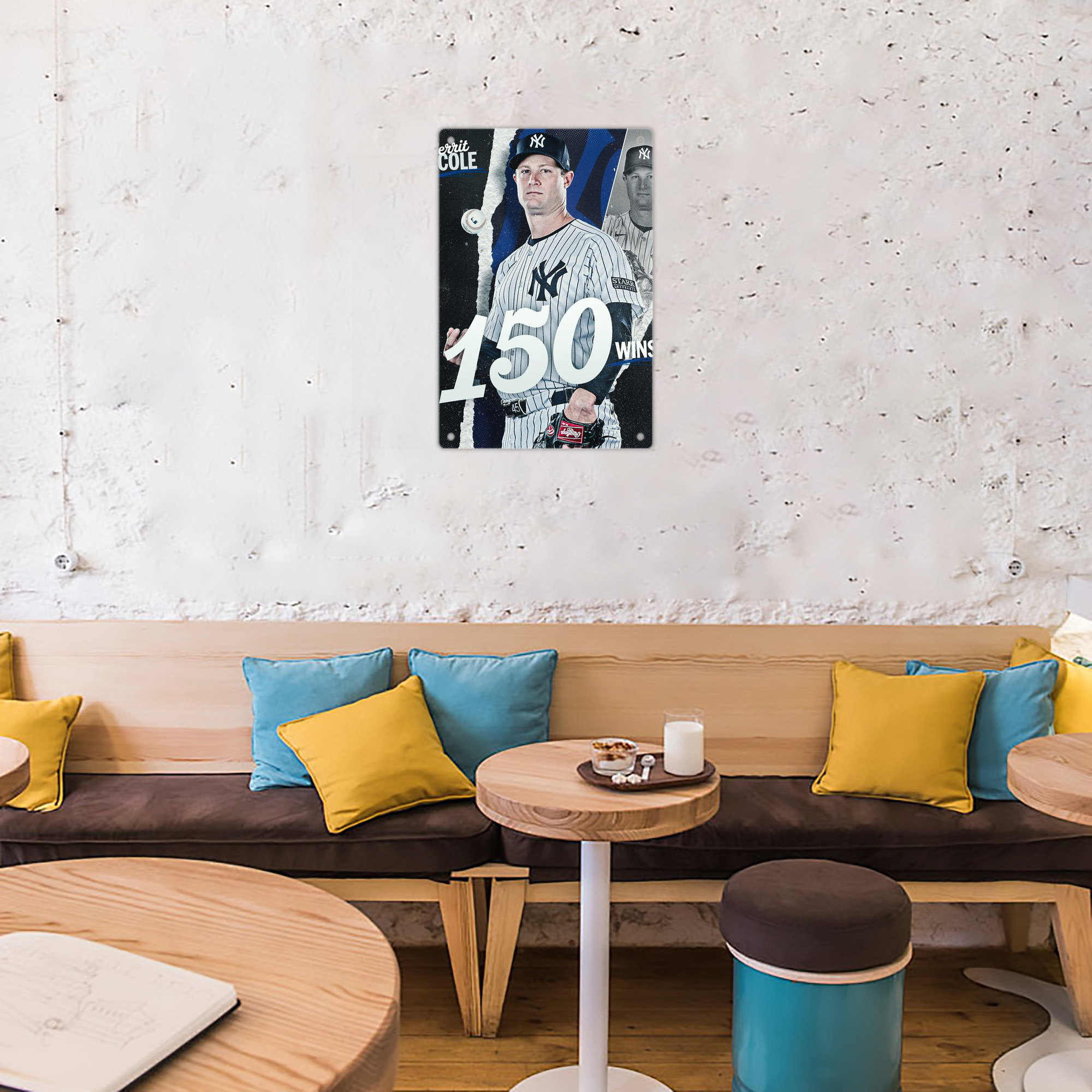 Gerrit Cole 10 8x12inch Vertical Aluminum Sign - Durable Fade-Resistant Indoor/Outdoor Safety & Information Plaque For Office, Hotel, Restaurant, Bar, Public Spaces