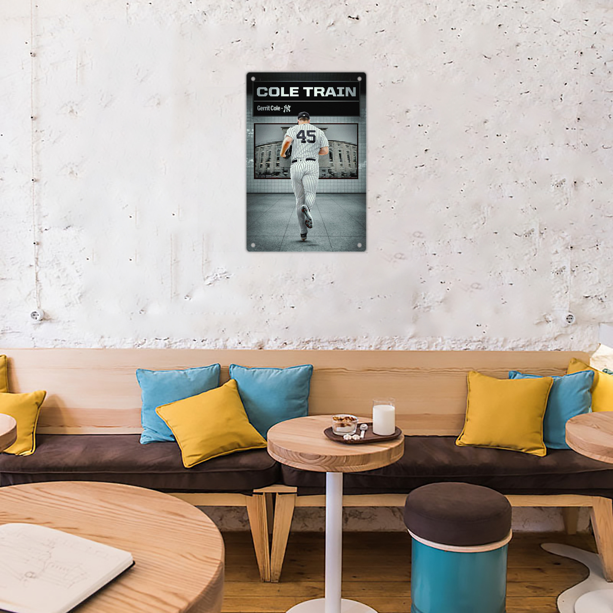 Gerrit Cole 12 8x12inch Vertical Aluminum Sign - Durable Fade-Resistant Indoor/Outdoor Safety & Information Plaque For Office, Hotel, Restaurant, Bar, Public Spaces