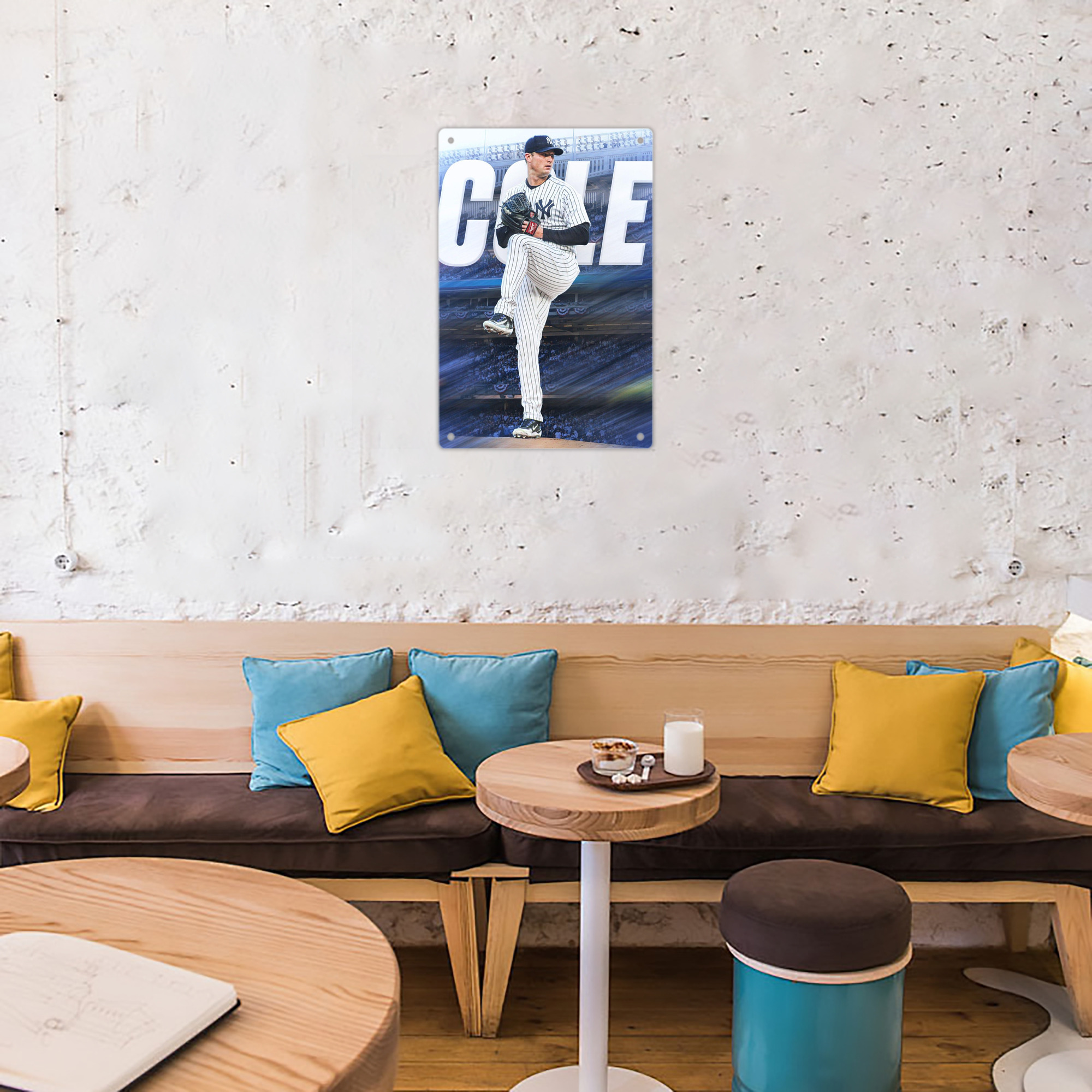 Gerrit Cole 13 8x12inch Vertical Aluminum Sign - Durable Fade-Resistant Indoor/Outdoor Safety & Information Plaque For Office, Hotel, Restaurant, Bar, Public Spaces