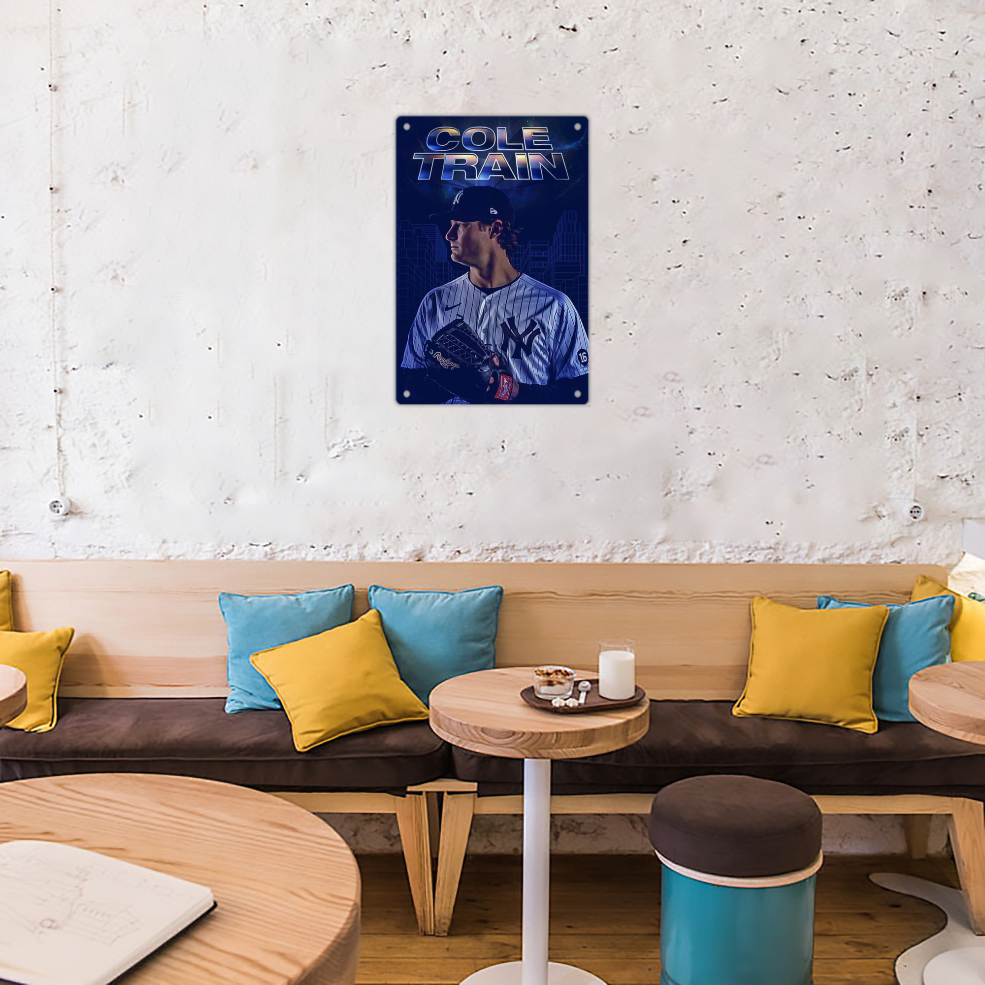 Gerrit Cole 16 8x12inch Vertical Aluminum Sign - Durable Fade-Resistant Indoor/Outdoor Safety & Information Plaque For Office, Hotel, Restaurant, Bar, Public Spaces