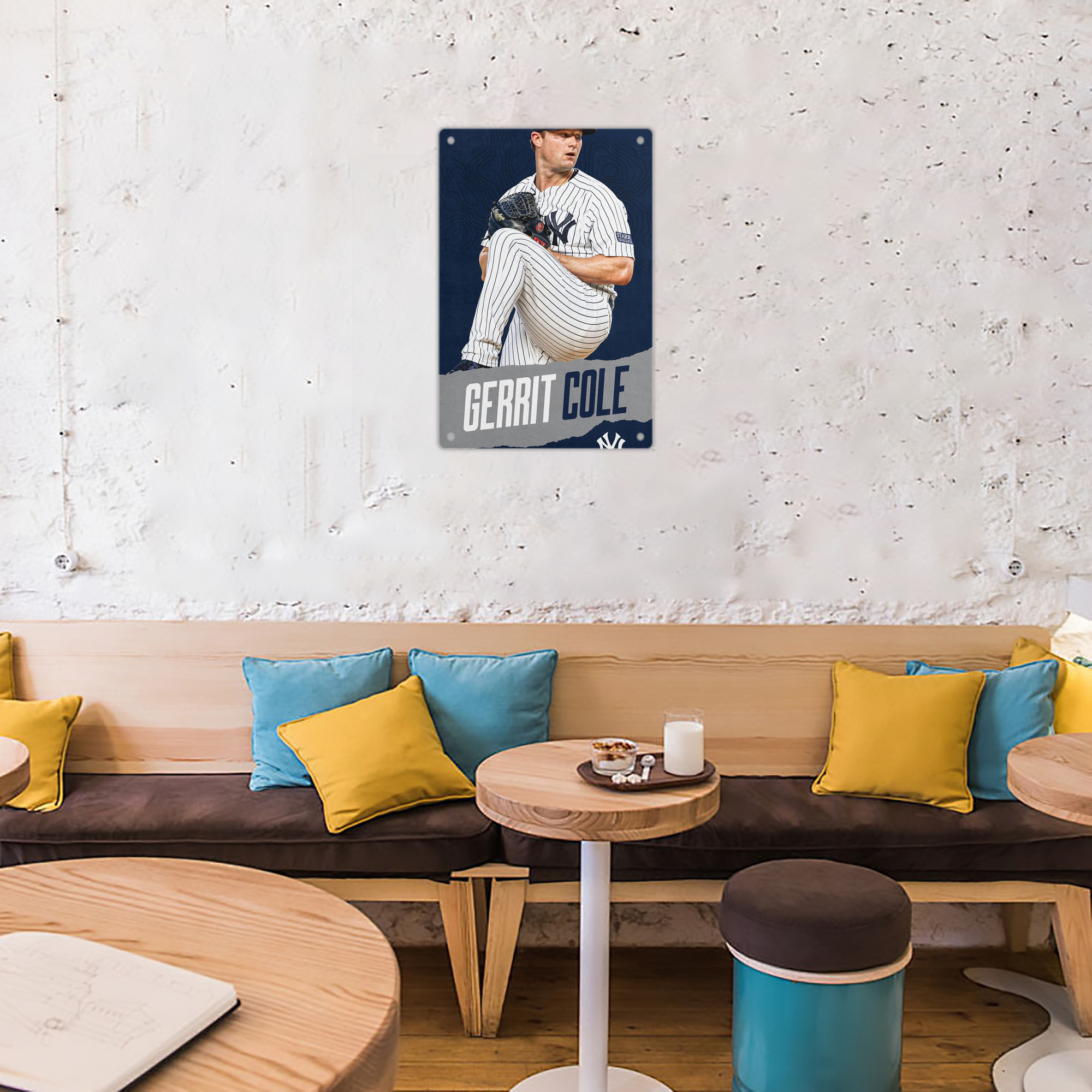 Gerrit Cole 22 8x12inch Vertical Aluminum Sign - Durable Fade-Resistant Indoor/Outdoor Safety & Information Plaque For Office, Hotel, Restaurant, Bar, Public Spaces