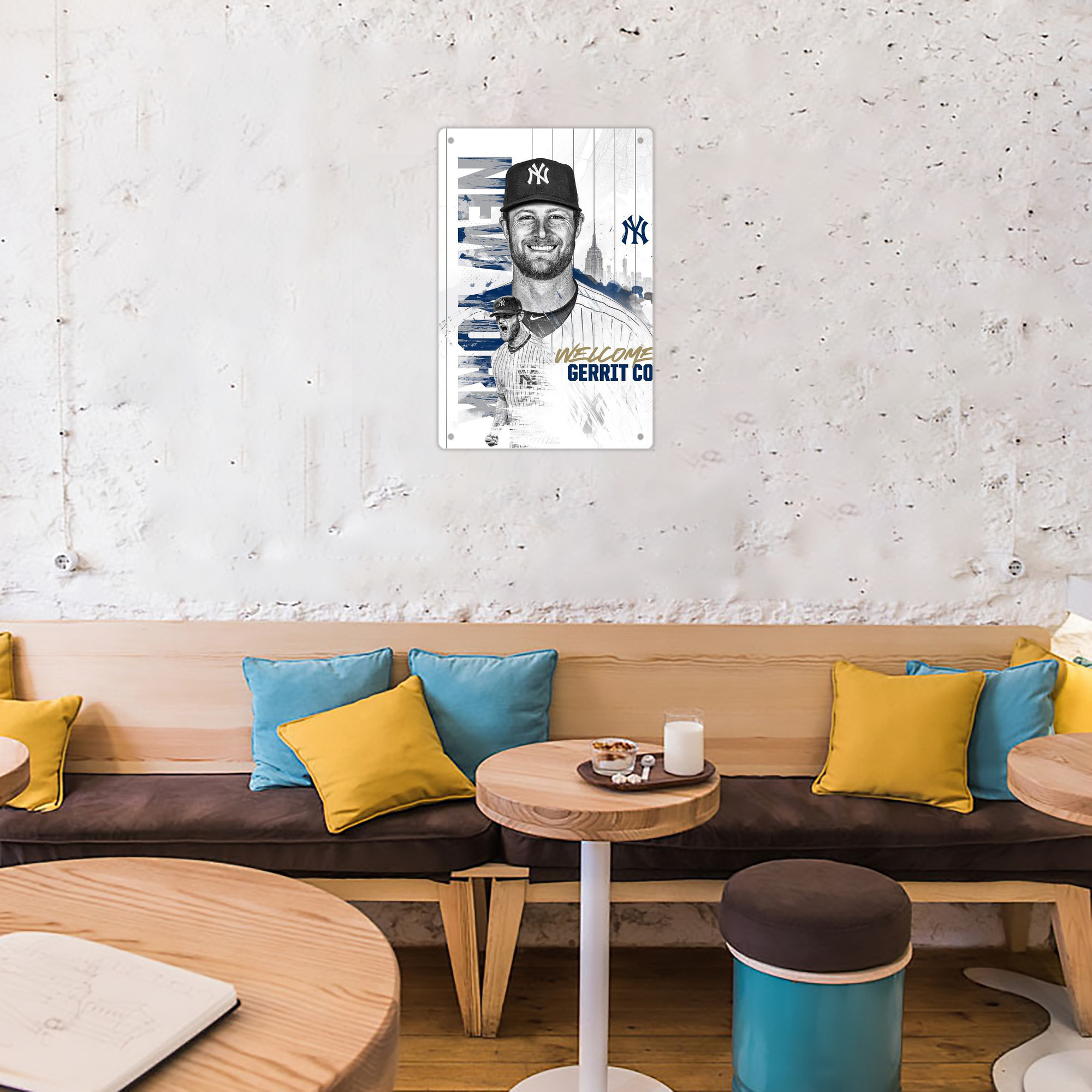 Gerrit Cole 26 8x12inch Vertical Aluminum Sign - Durable Fade-Resistant Indoor/Outdoor Safety & Information Plaque For Office, Hotel, Restaurant, Bar, Public Spaces