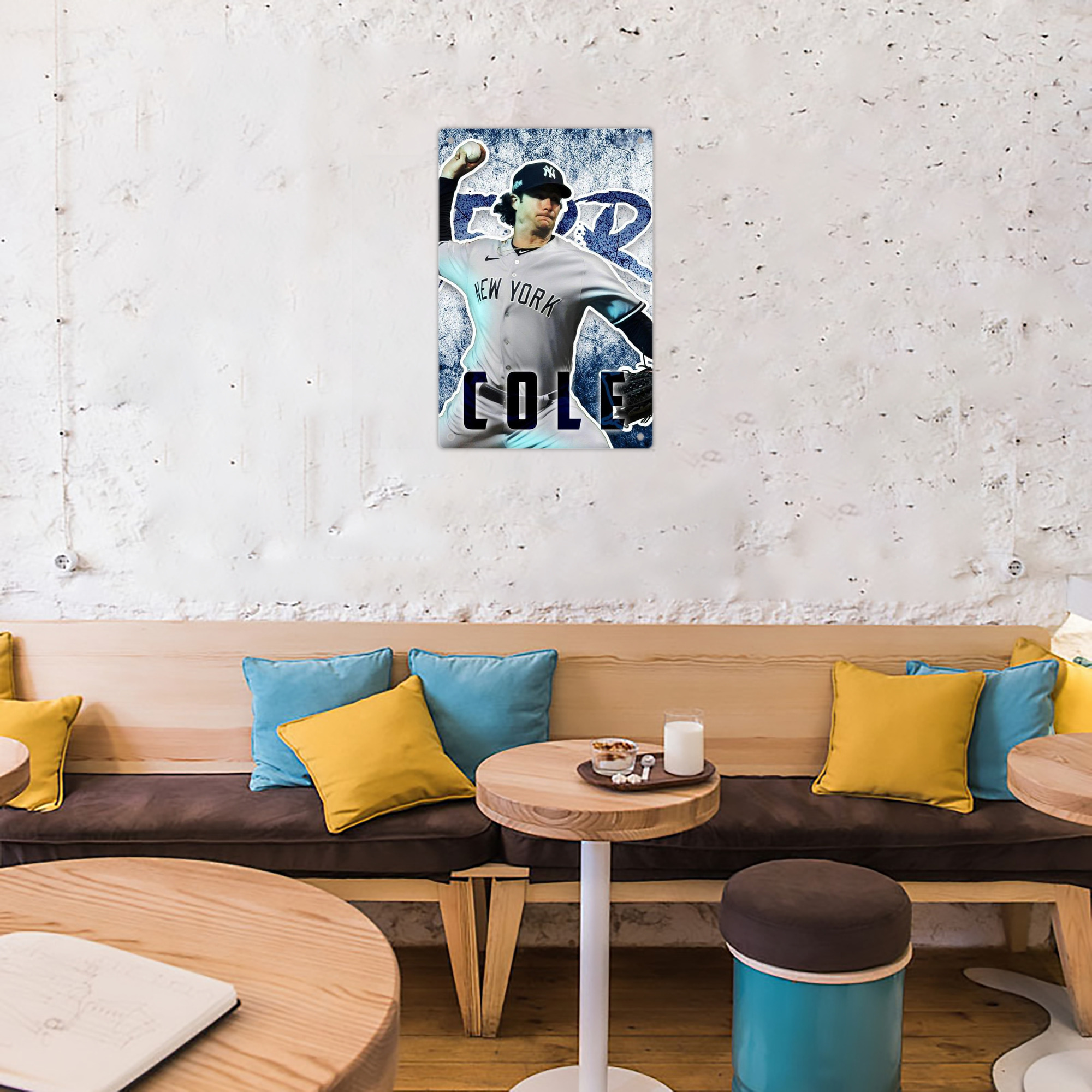 Gerrit Cole 31 8x12inch Vertical Aluminum Sign - Durable Fade-Resistant Indoor/Outdoor Safety & Information Plaque For Office, Hotel, Restaurant, Bar, Public Spaces