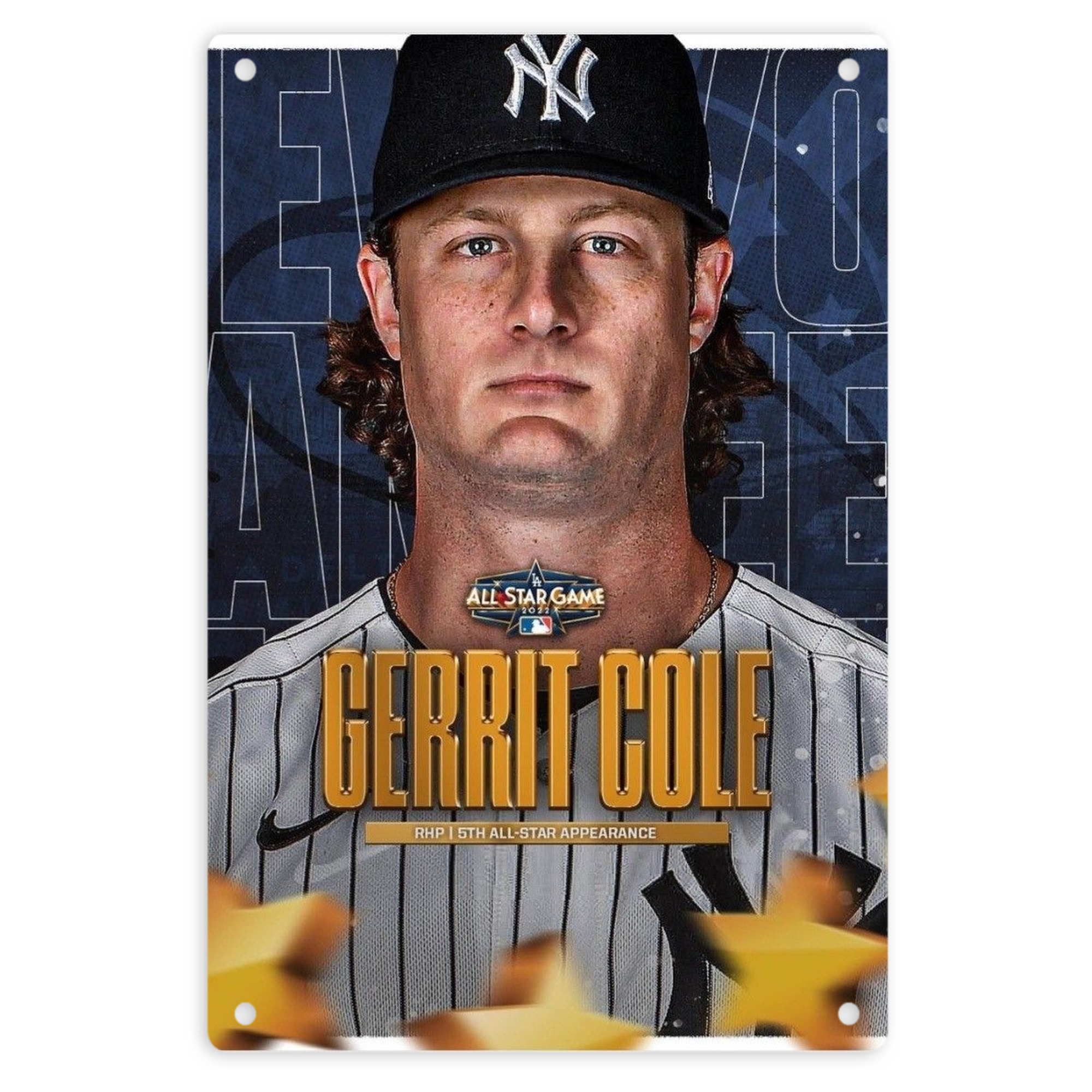 Gerrit Cole 5 8x12inch Vertical Aluminum Sign - Durable Fade-Resistant Indoor/Outdoor Safety & Information Plaque For Office, Hotel, Restaurant, Bar, Public Spaces