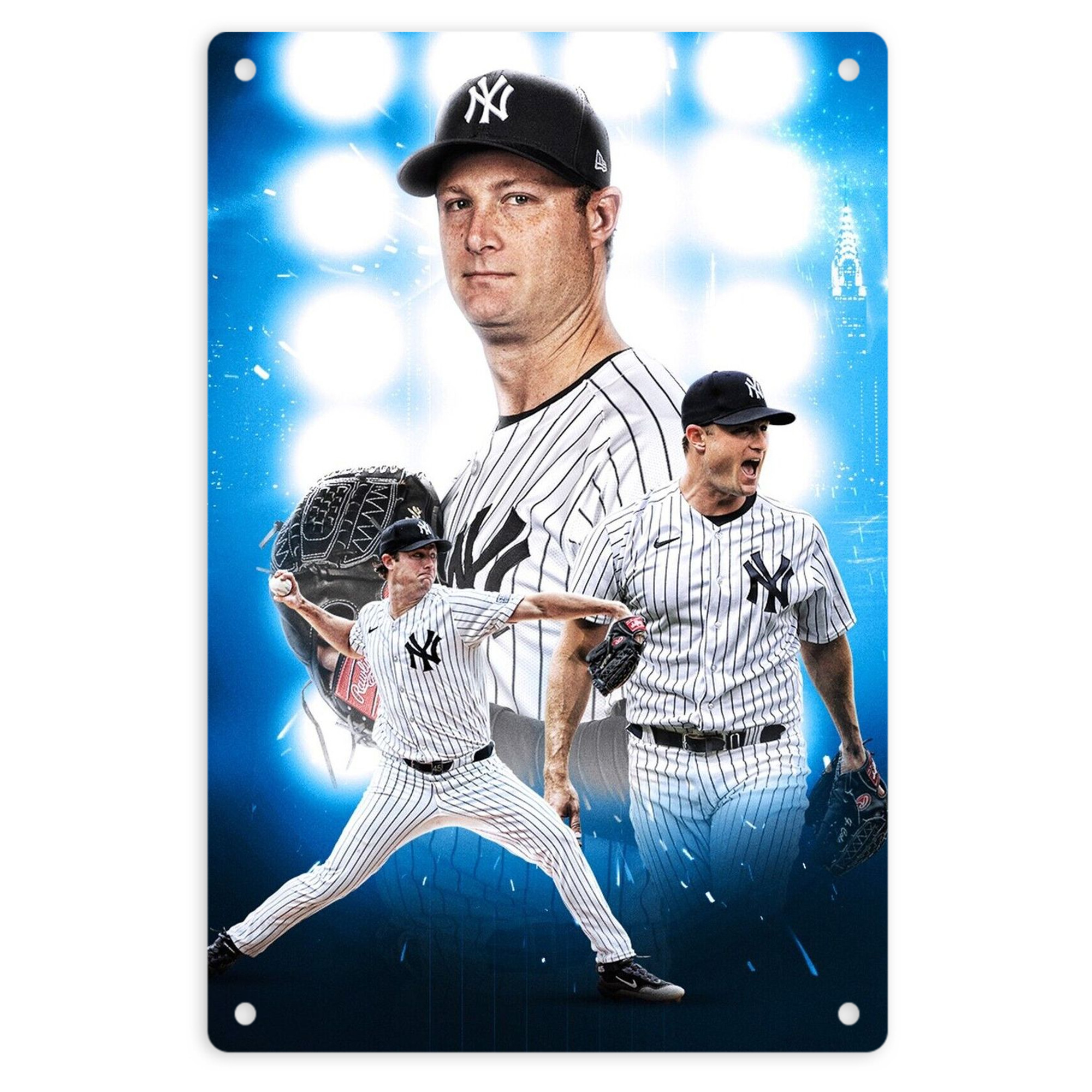 Gerrit Cole 7 8x12inch Vertical Aluminum Sign - Durable Fade-Resistant Indoor/Outdoor Safety & Information Plaque For Office, Hotel, Restaurant, Bar, Public Spaces