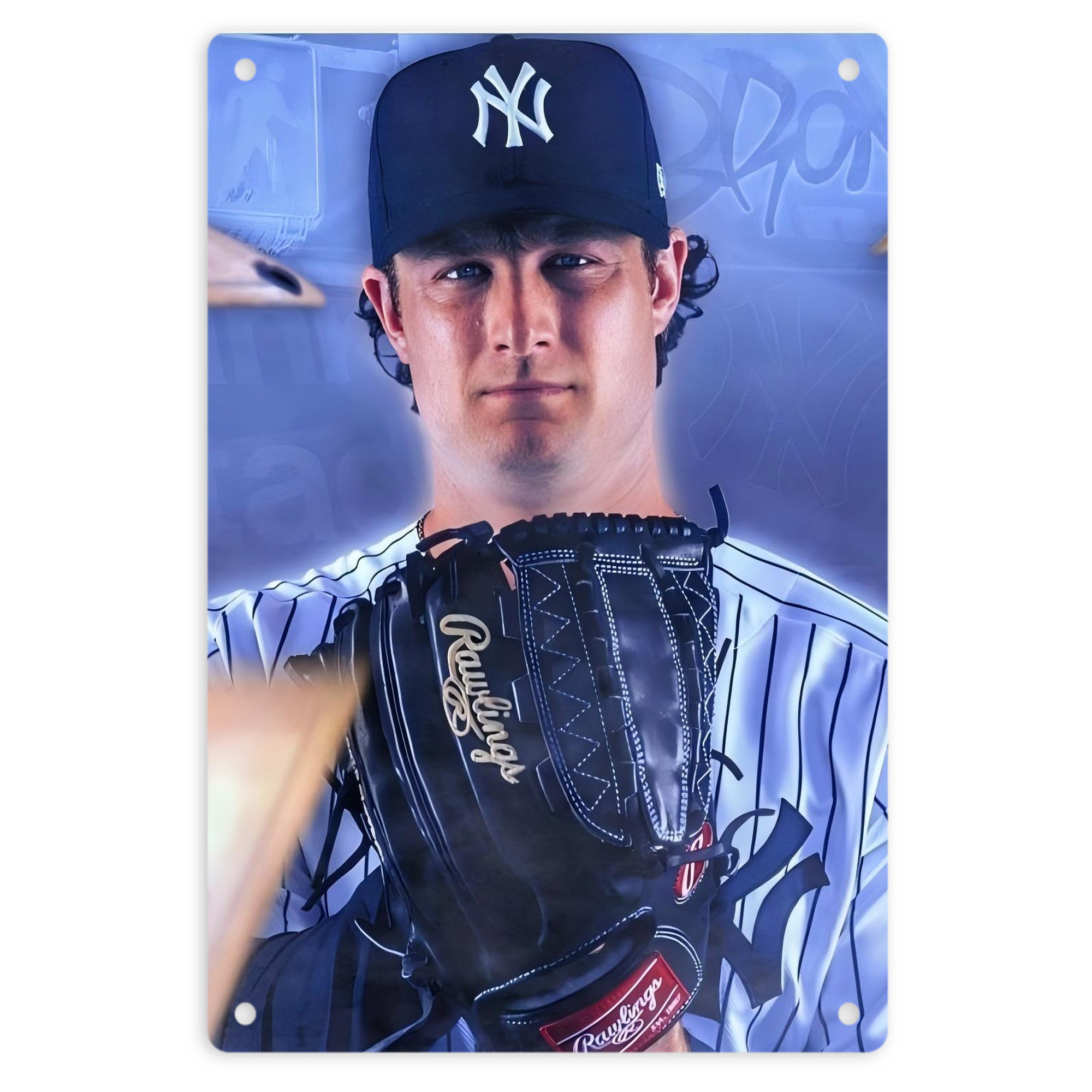 Gerrit Cole 9 8x12inch Vertical Aluminum Sign - Durable Fade-Resistant Indoor/Outdoor Safety & Information Plaque For Office, Hotel, Restaurant, Bar, Public Spaces