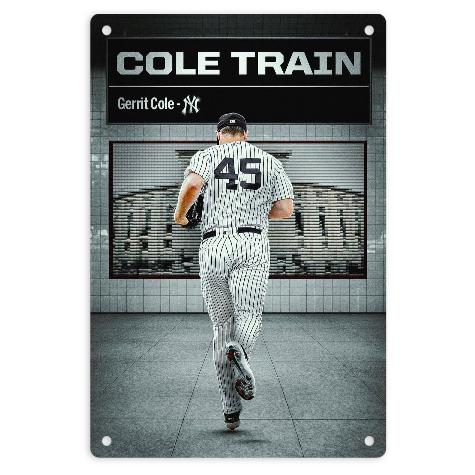 Gerrit Cole 12 8x12inch Vertical Aluminum Sign - Durable Fade-Resistant Indoor/Outdoor Safety & Information Plaque For Office, Hotel, Restaurant, Bar, Public Spaces