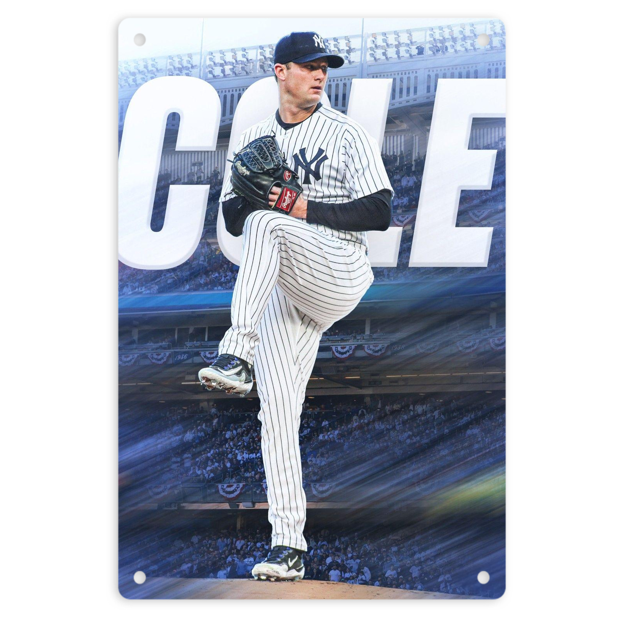 Gerrit Cole 13 8x12inch Vertical Aluminum Sign - Durable Fade-Resistant Indoor/Outdoor Safety & Information Plaque For Office, Hotel, Restaurant, Bar, Public Spaces