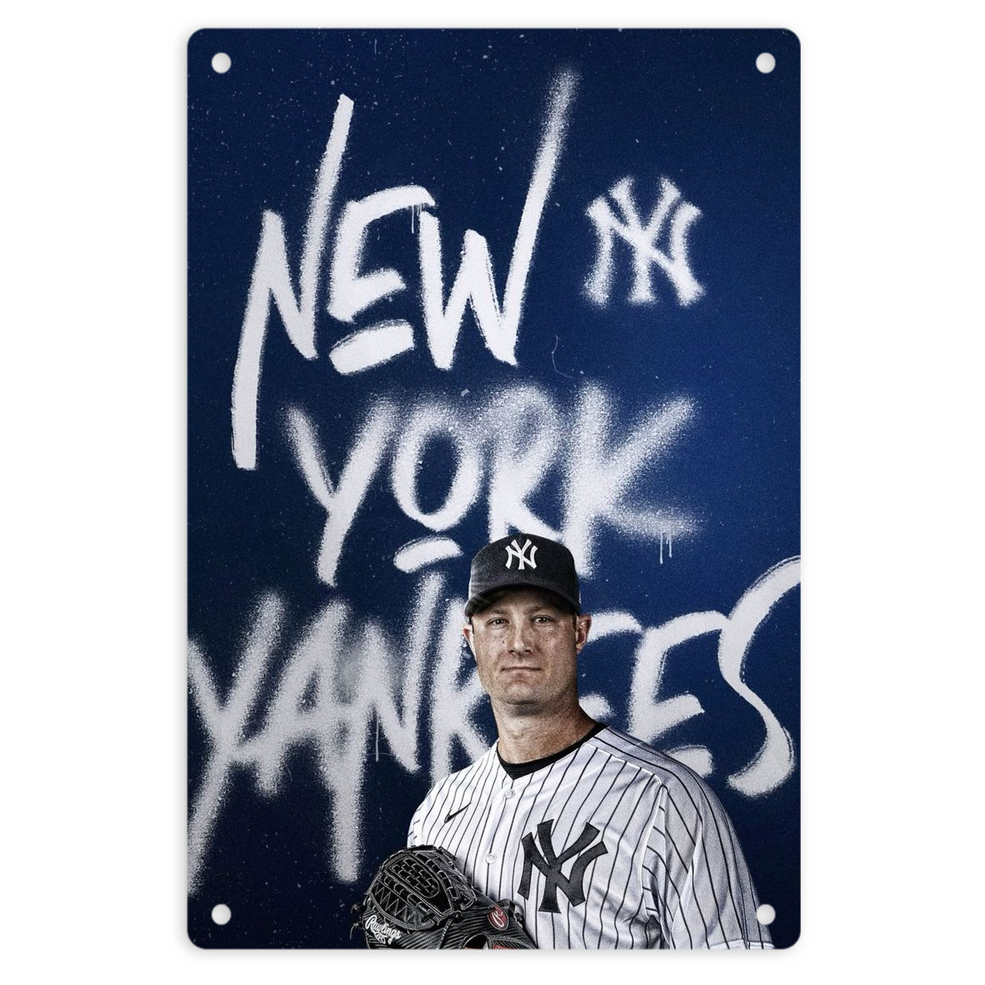 Gerrit Cole 18 8x12inch Vertical Aluminum Sign - Durable Fade-Resistant Indoor/Outdoor Safety & Information Plaque For Office, Hotel, Restaurant, Bar, Public Spaces