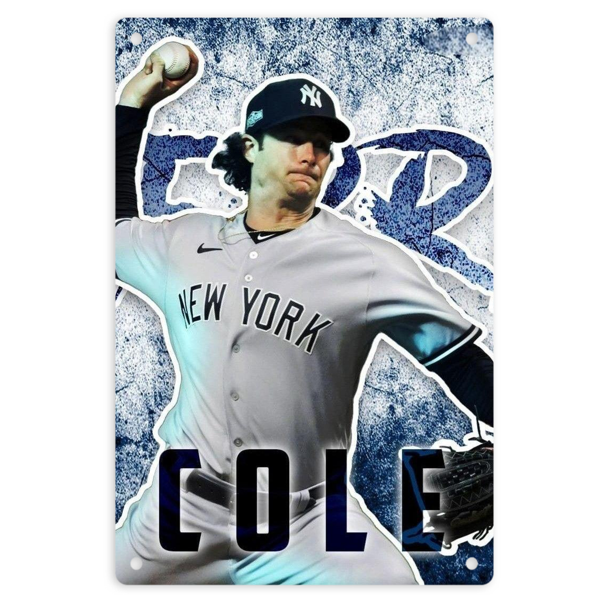 Gerrit Cole 31 8x12inch Vertical Aluminum Sign - Durable Fade-Resistant Indoor/Outdoor Safety & Information Plaque For Office, Hotel, Restaurant, Bar, Public Spaces