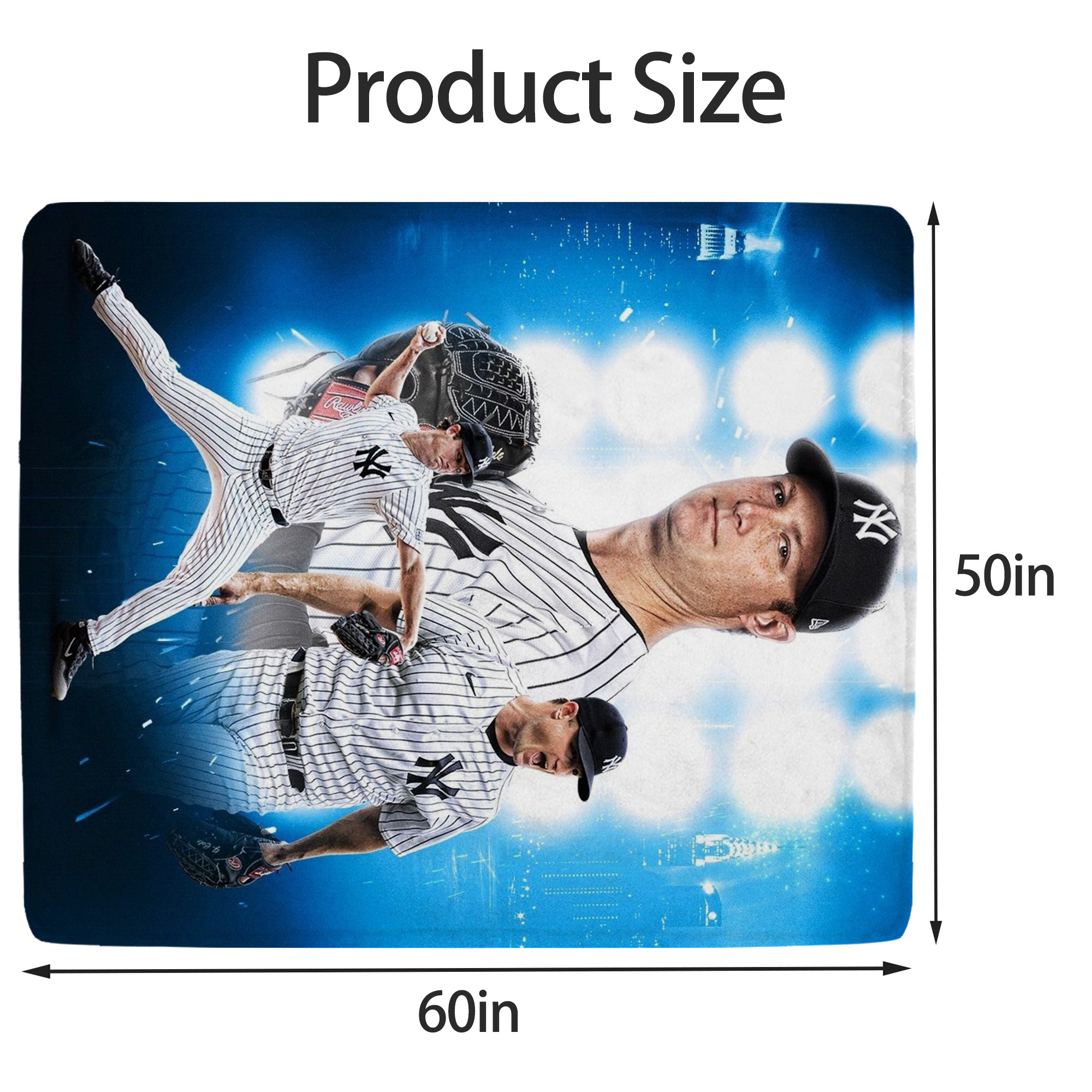 Gerrit Cole 7 Soft Fleece Throw Blanket 50 X 60 Inch – Super Soft, Lightweight, And Durable – Perfect For Sofa, Bed, Camping, And More – Ideal Gift For Family And Friends