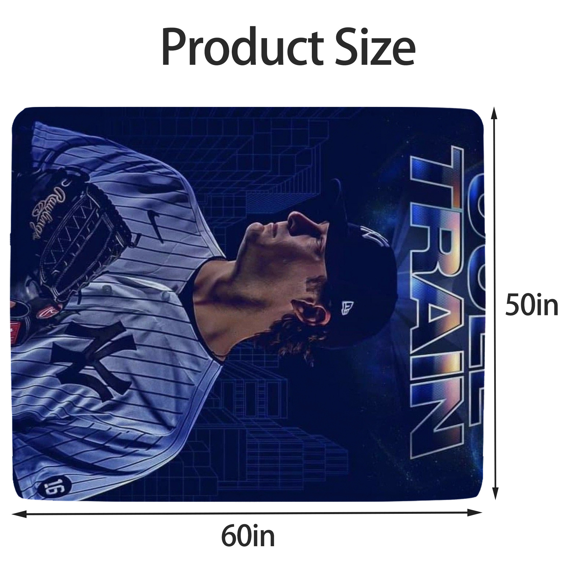 Gerrit Cole 16 Soft Fleece Throw Blanket 50 X 60 Inch – Super Soft, Lightweight, And Durable – Perfect For Sofa, Bed, Camping, And More – Ideal Gift For Family And Friends