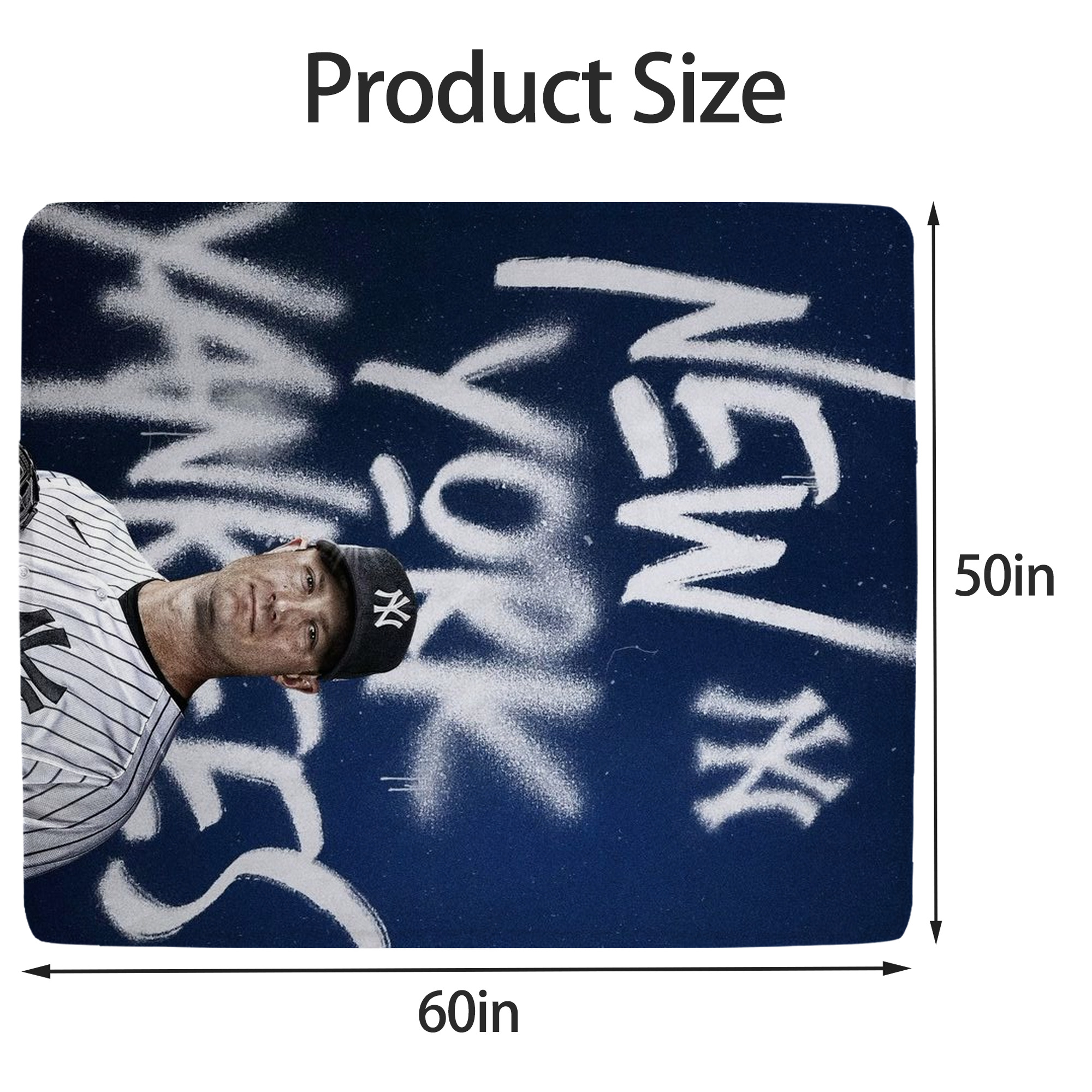 Gerrit Cole 18 Soft Fleece Throw Blanket 50 X 60 Inch – Super Soft, Lightweight, And Durable – Perfect For Sofa, Bed, Camping, And More – Ideal Gift For Family And Friends