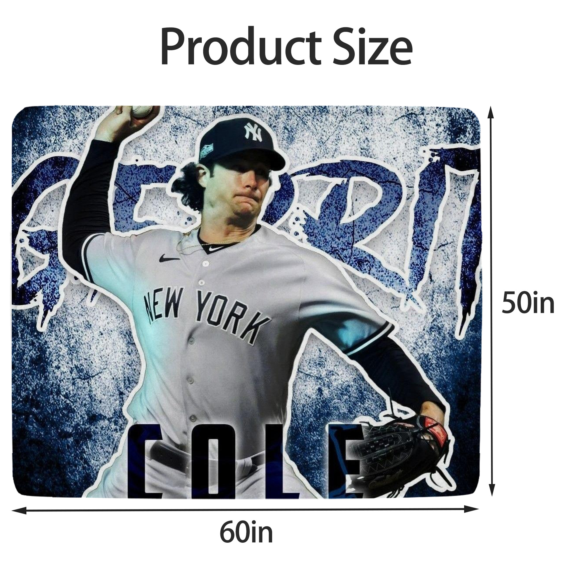 Gerrit Cole 31 Soft Fleece Throw Blanket 50 X 60 Inch – Super Soft, Lightweight, And Durable – Perfect For Sofa, Bed, Camping, And More – Ideal Gift For Family And Friends