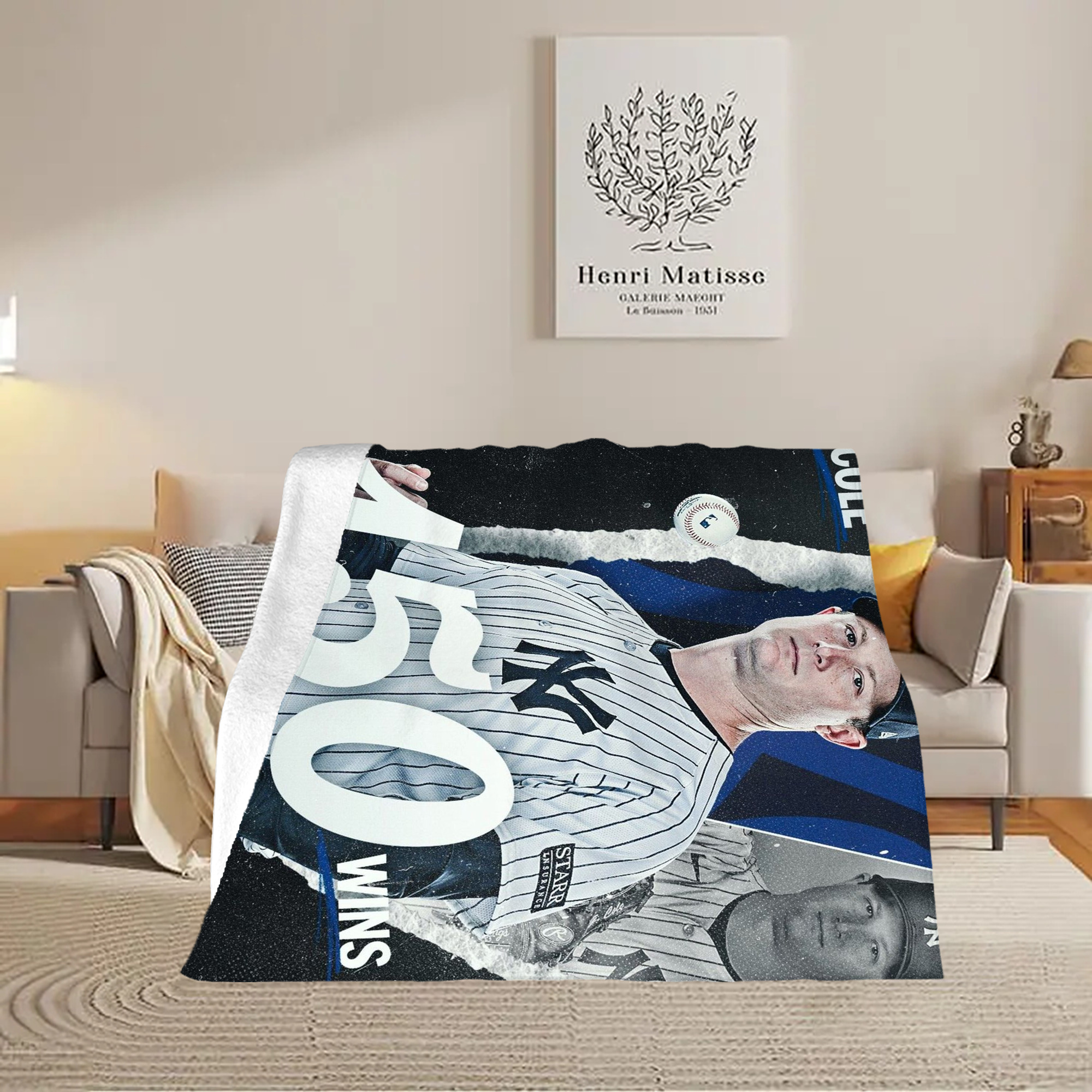 Gerrit Cole 10 Soft Fleece Throw Blanket 50 X 60 Inch – Super Soft, Lightweight, And Durable – Perfect For Sofa, Bed, Camping, And More – Ideal Gift For Family And Friends