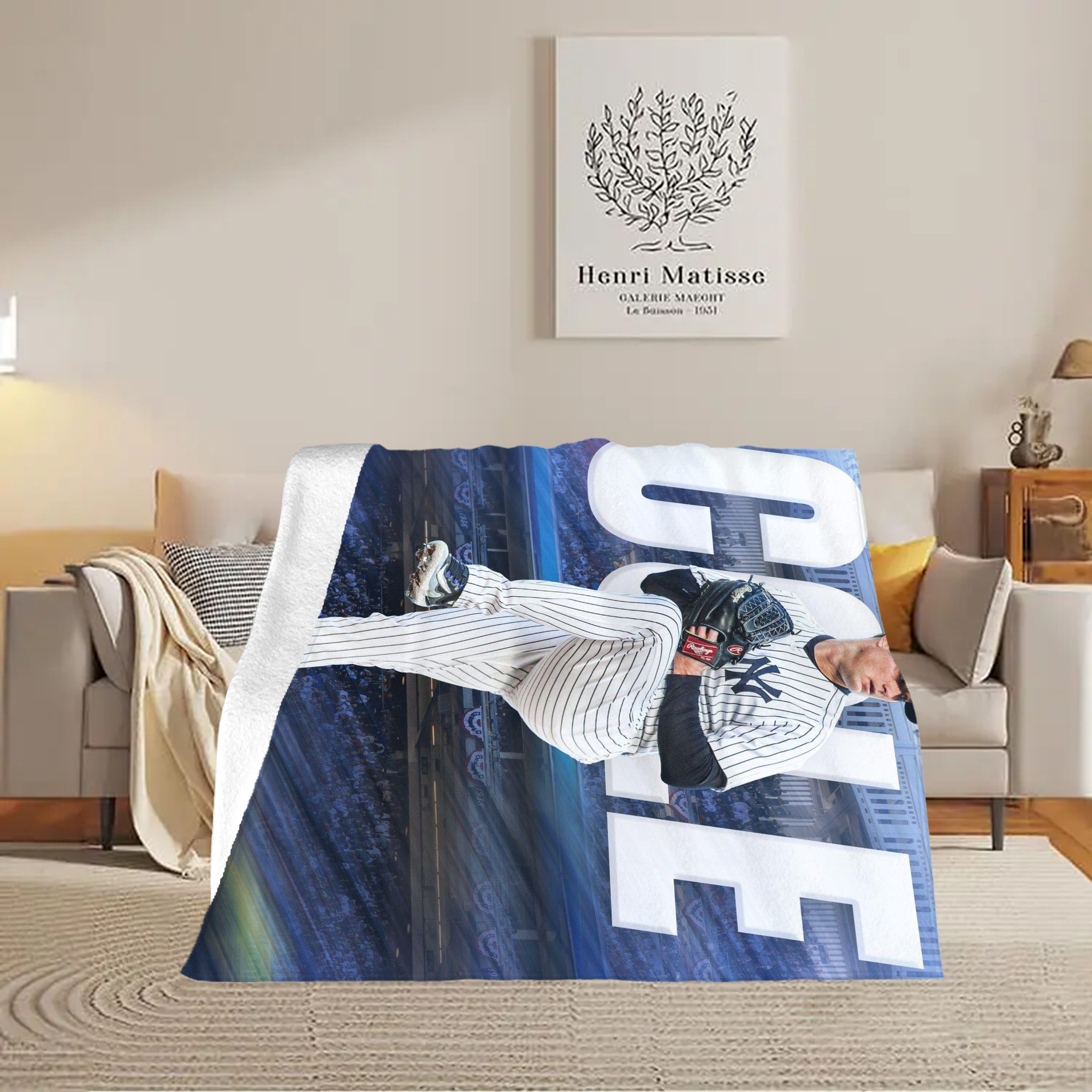 Gerrit Cole 13 Soft Fleece Throw Blanket 50 X 60 Inch – Super Soft, Lightweight, And Durable – Perfect For Sofa, Bed, Camping, And More – Ideal Gift For Family And Friends