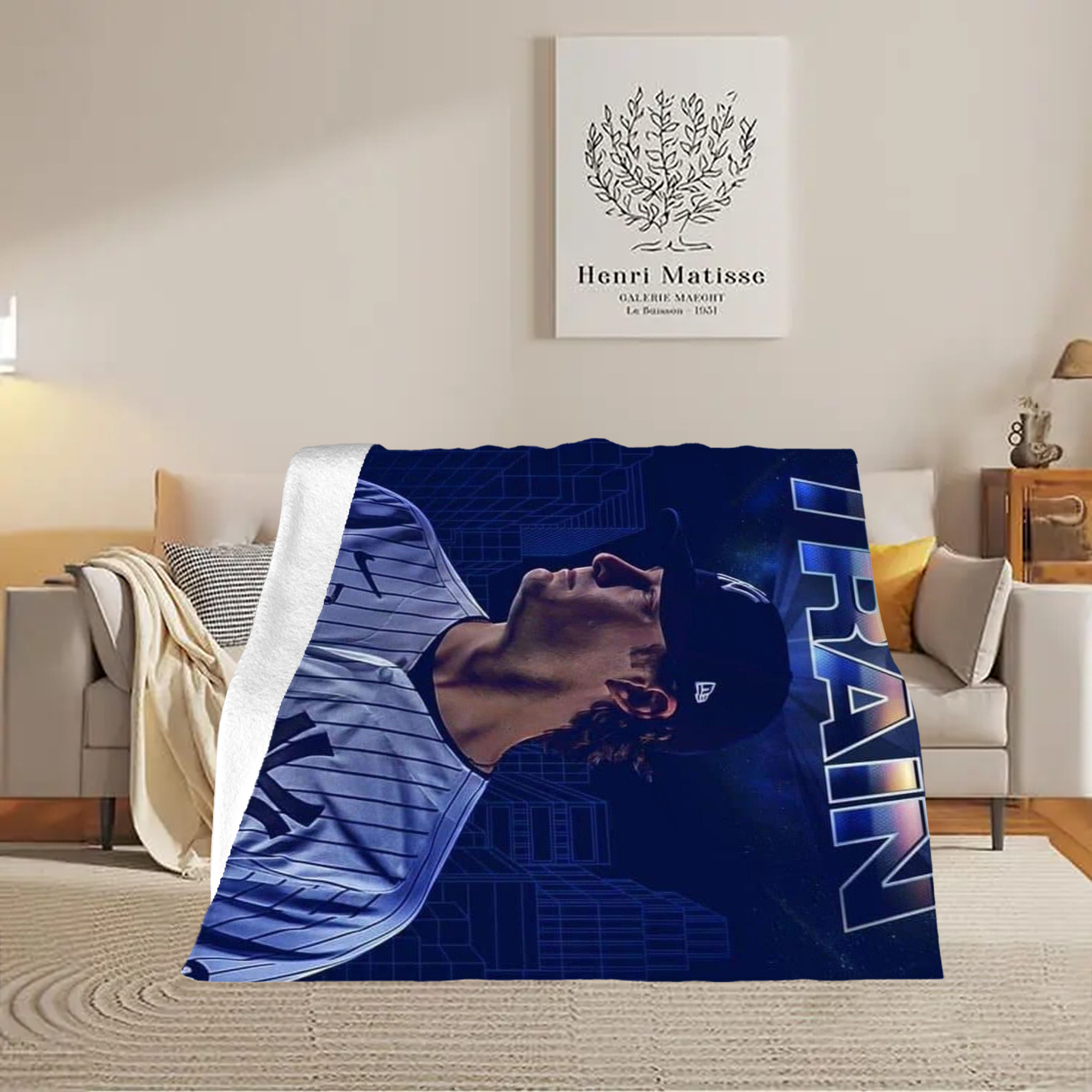 Gerrit Cole 16 Soft Fleece Throw Blanket 50 X 60 Inch – Super Soft, Lightweight, And Durable – Perfect For Sofa, Bed, Camping, And More – Ideal Gift For Family And Friends