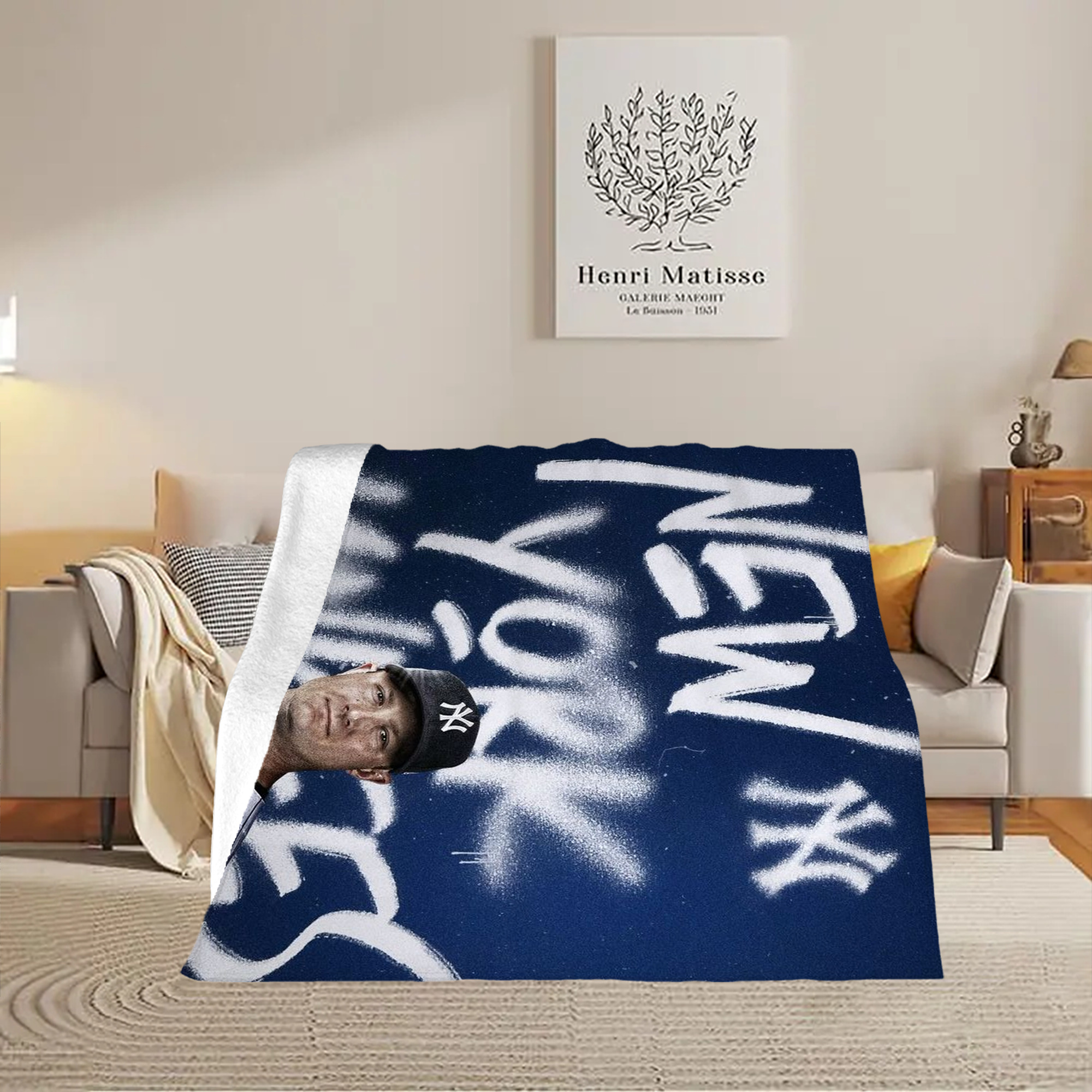 Gerrit Cole 18 Soft Fleece Throw Blanket 50 X 60 Inch – Super Soft, Lightweight, And Durable – Perfect For Sofa, Bed, Camping, And More – Ideal Gift For Family And Friends