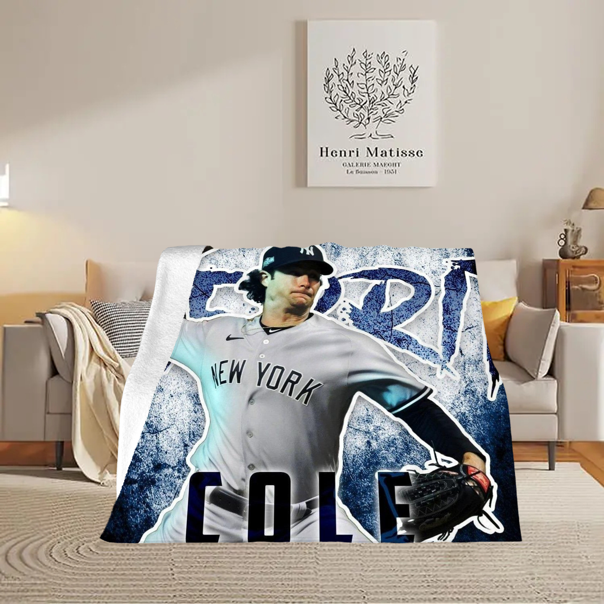 Gerrit Cole 31 Soft Fleece Throw Blanket 50 X 60 Inch – Super Soft, Lightweight, And Durable – Perfect For Sofa, Bed, Camping, And More – Ideal Gift For Family And Friends