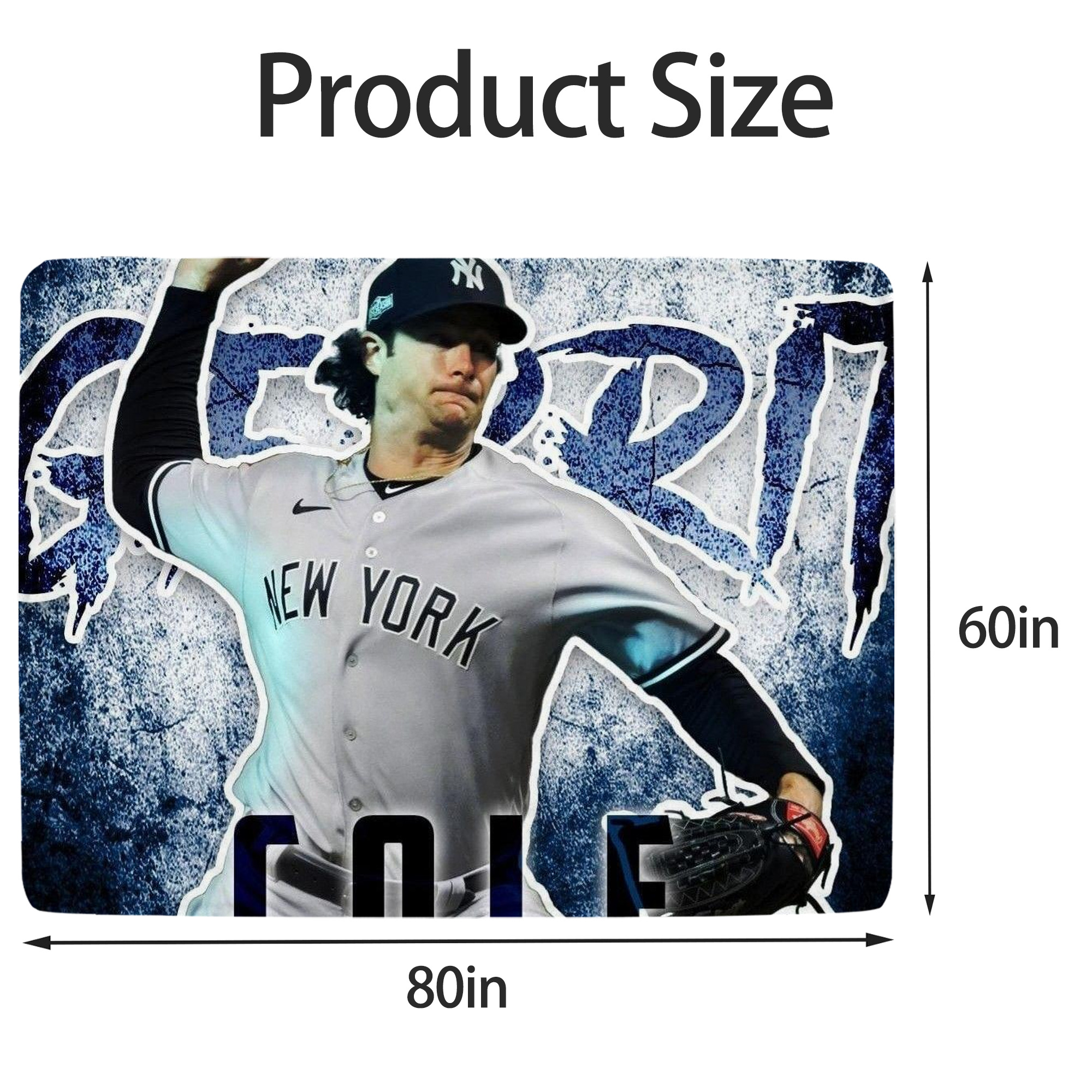 Gerrit Cole 31 Soft Fleece Throw Blanket 60 X 80 Inch – Super Soft, Lightweight, And Durable – Perfect For Sofa, Bed, Camping, And More – Ideal Gift For Family And Friends
