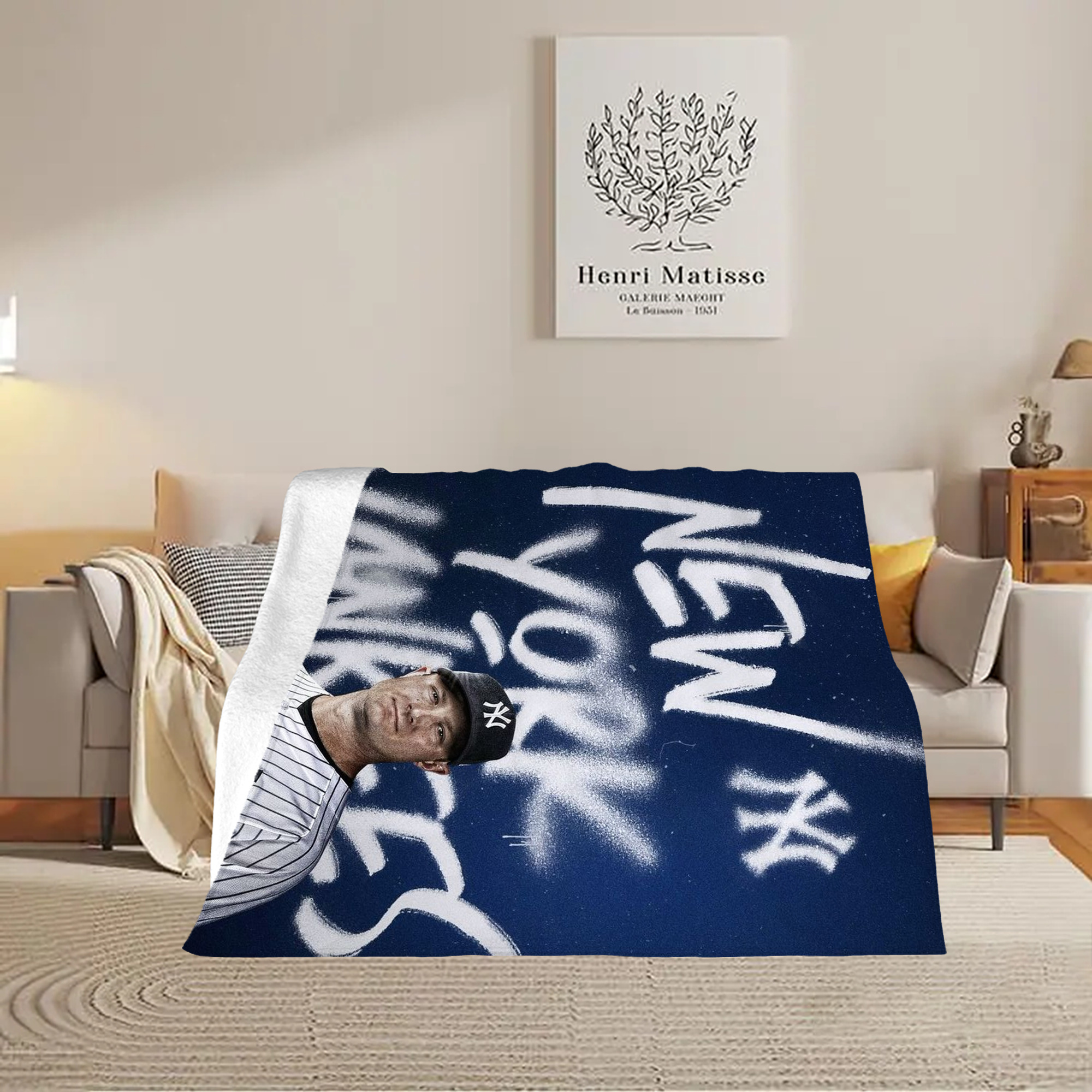 Gerrit Cole 18 Soft Fleece Throw Blanket 60 X 80 Inch – Super Soft, Lightweight, And Durable – Perfect For Sofa, Bed, Camping, And More – Ideal Gift For Family And Friends