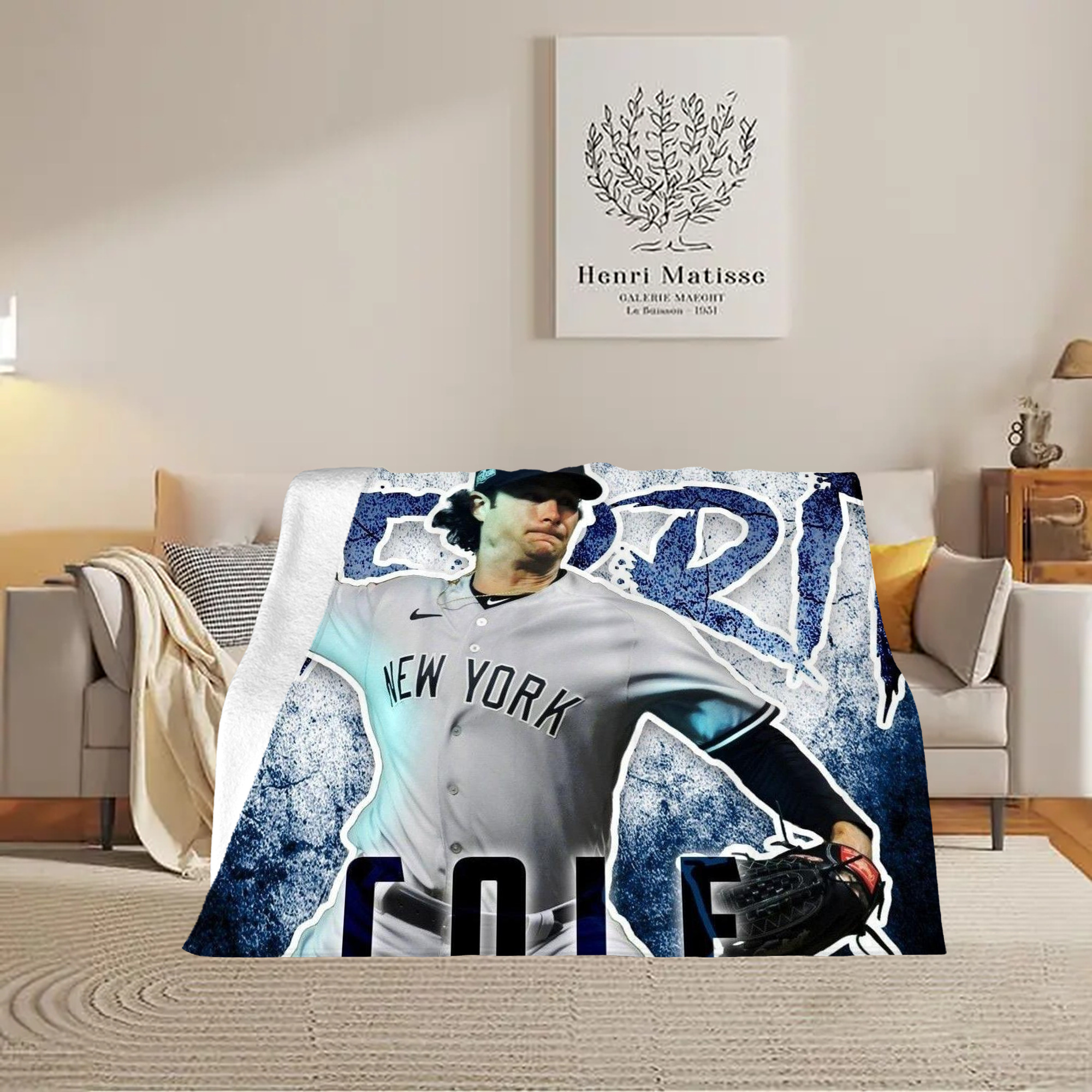 Gerrit Cole 31 Soft Fleece Throw Blanket 60 X 80 Inch – Super Soft, Lightweight, And Durable – Perfect For Sofa, Bed, Camping, And More – Ideal Gift For Family And Friends