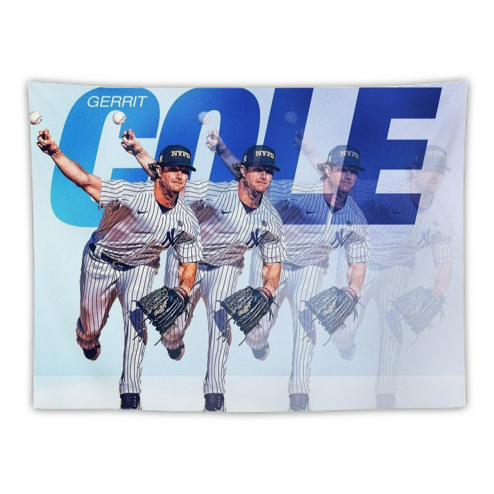 Gerrit Cole 32 Wall Tapestry For Bedroom Aesthetic – Boho Style Polyester Fabric Wall Hanging With Hooks – 60 X 90 Inch Large Size, Lightweight, Durable, Easy To Hang