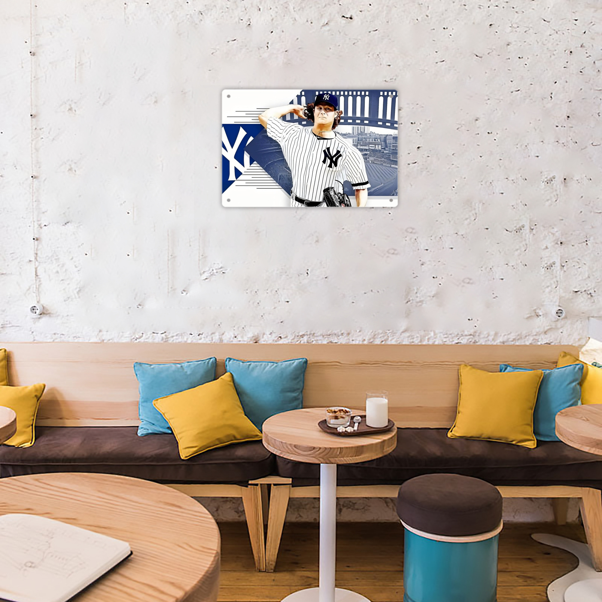 Gerrit Cole 33 Decorative Aluminum Plaque – Horizontal Design – Durable, Stylish, Easy To Install – Ideal For Home, Office, Bar, And More