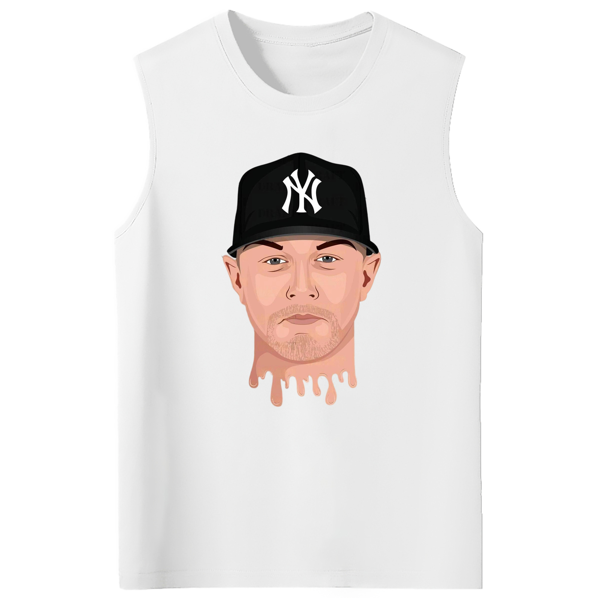 DJ Lemahieu 3 210g Combed Cotton Tank Top With Front Heat Transfer Print – Soft, Lightweight, Fitted Design – Stylish & Comfortable Casual Wear For Sports & Everyday Use