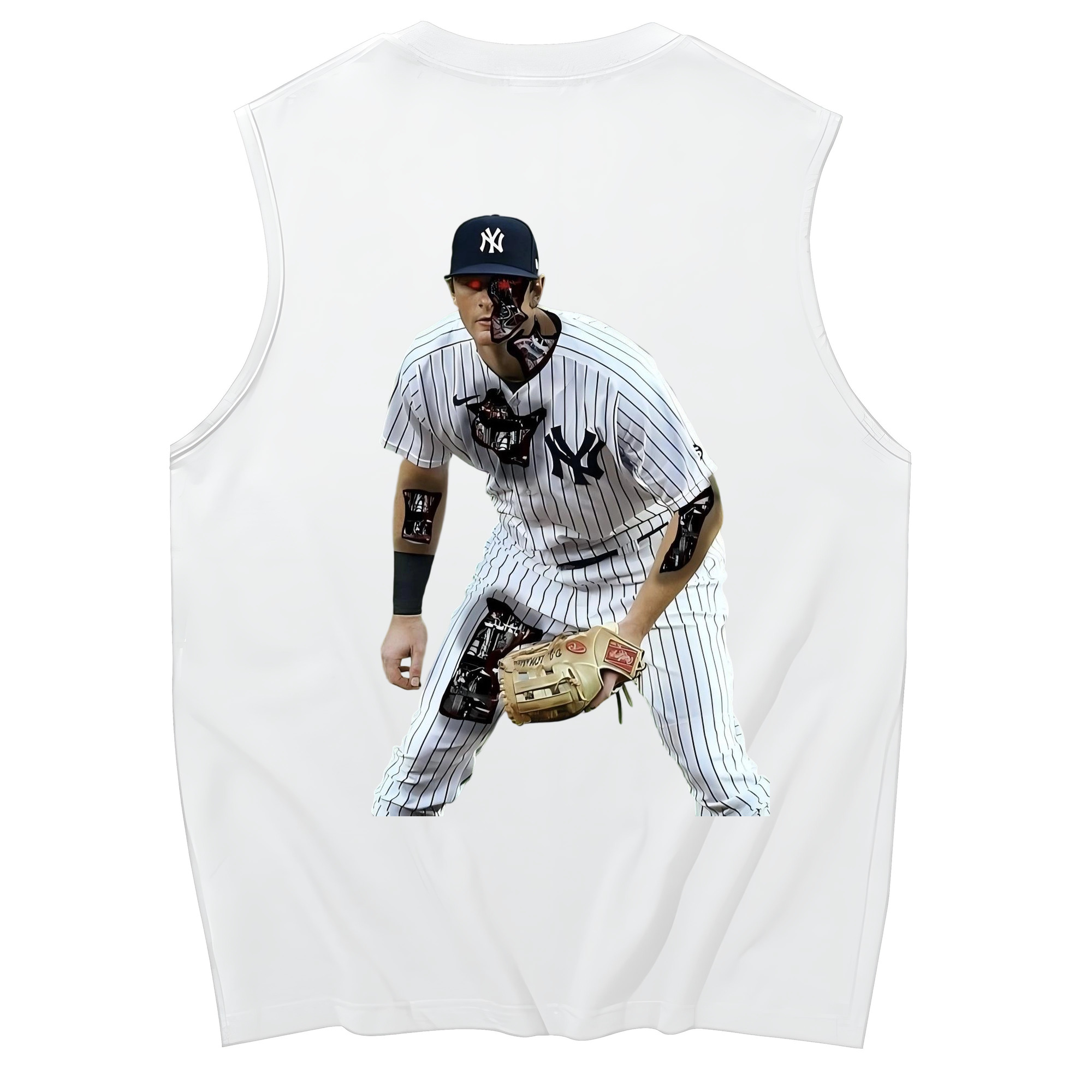 DJ Lemahieu 5 230g Pure Cotton Tank Top With Back Heat Transfer Print – Soft, Lightweight, Fitted Design – Stylish & Comfortable Casual Wear For Sports & Everyday Use