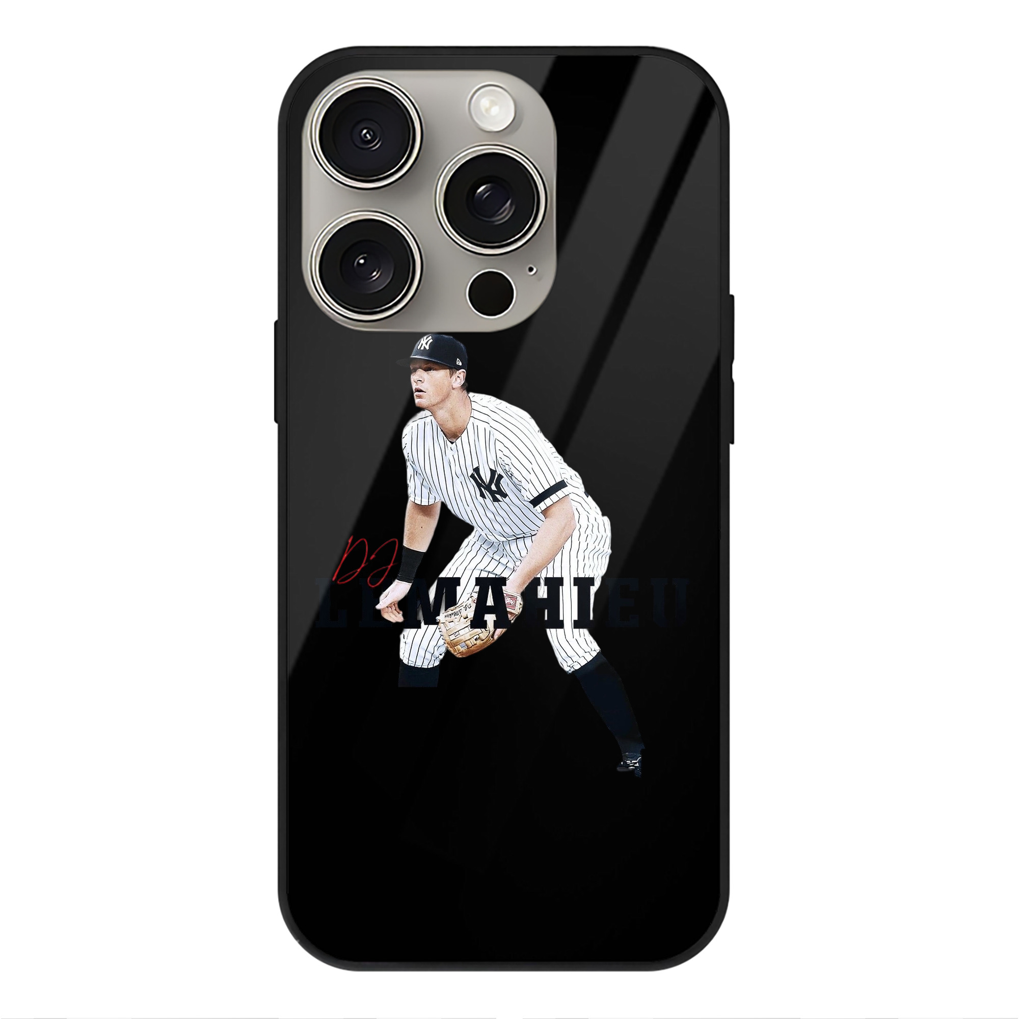 DJ Lemahieu 6 IPhone 15 Pro Mirror Phone Case – UV Printed Glass + TPU – Scratch-Resistant, Wireless Charging Compatible, Precise Fit & Stylish Design